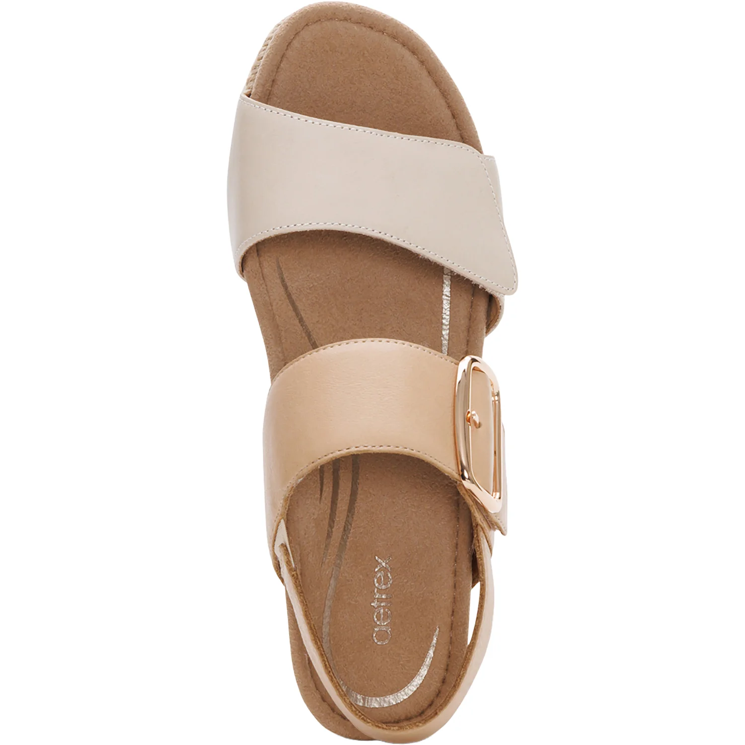 Aetrex Ashley Women's Sandals Off White - Image 2