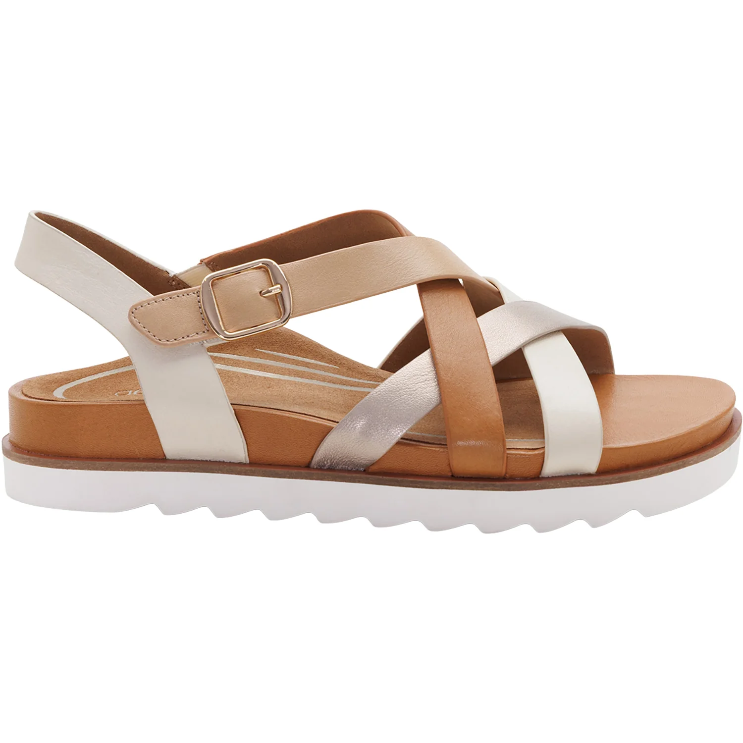Aetrex Carmen Women's Sandals Champagne Multi