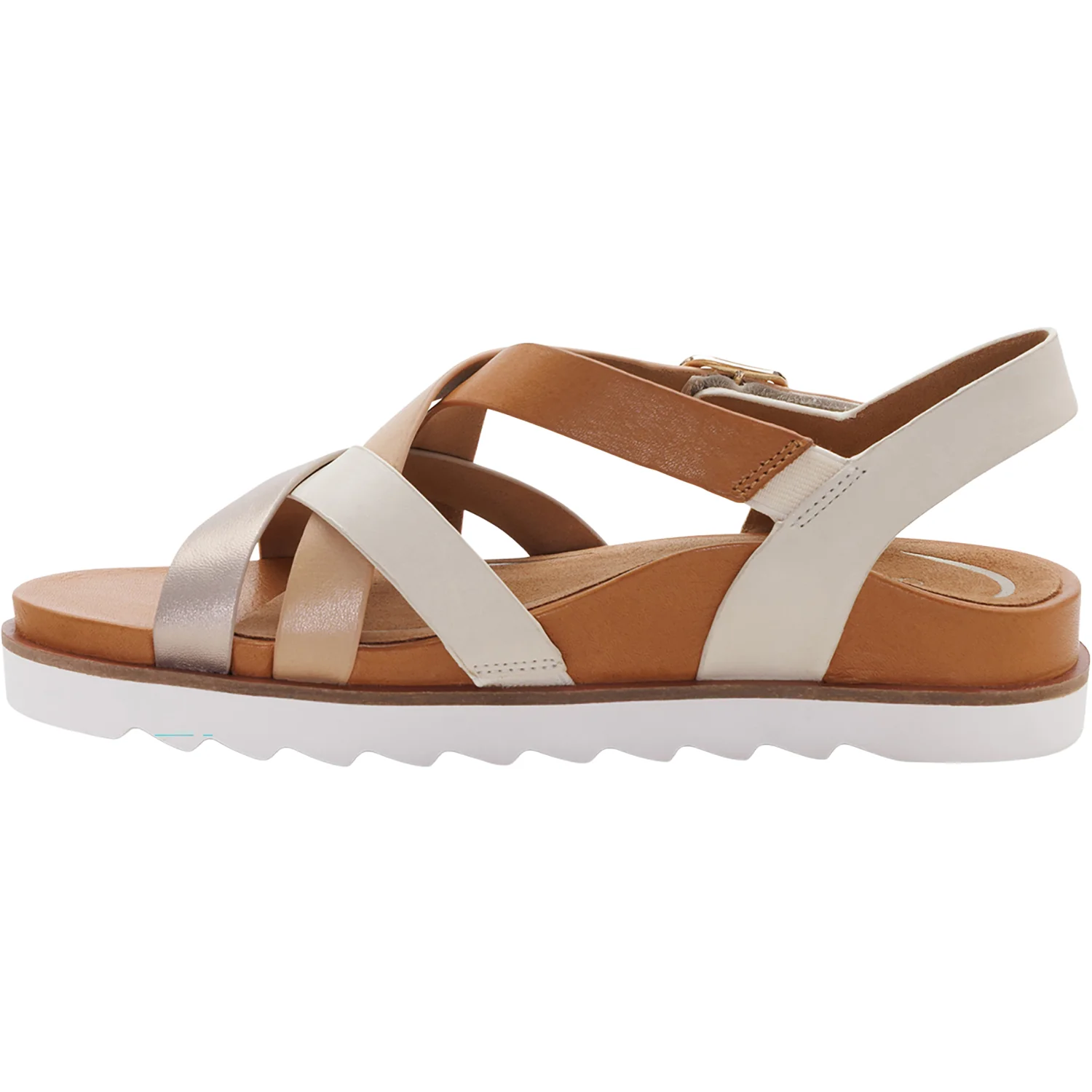 Aetrex Carmen Women's Sandals Champagne Multi - Image 3