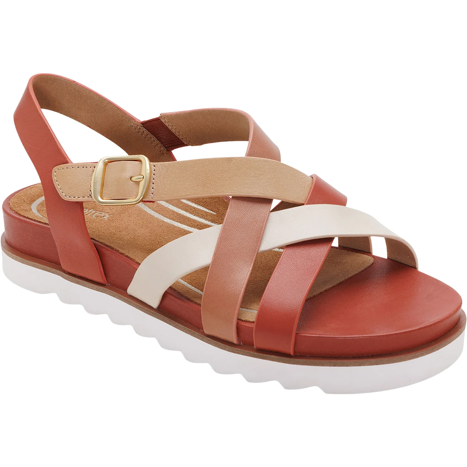 Aetrex Carmen Women's Sandals Terracotta Multi - Image 5