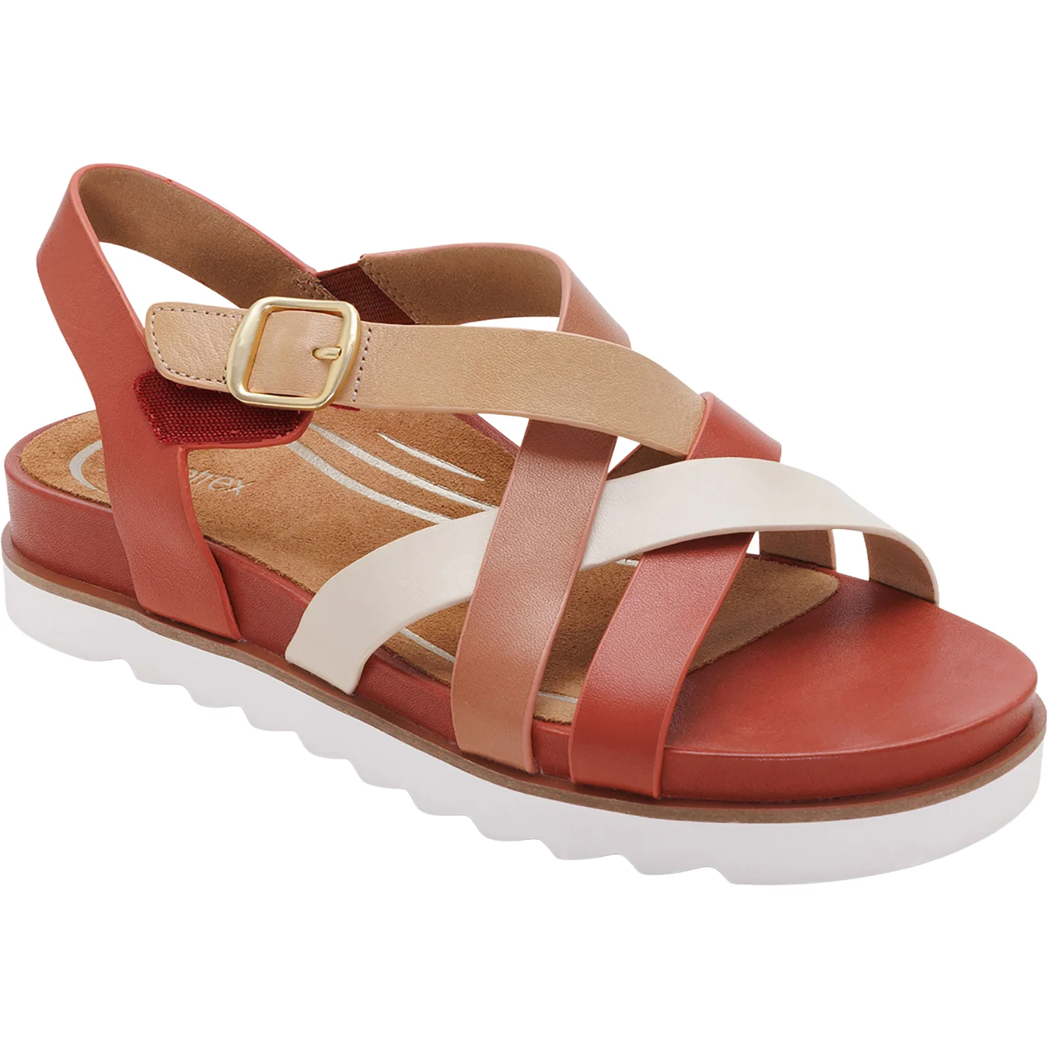 Aetrex Carmen Women's Sandals Terracotta Multi - Image 6