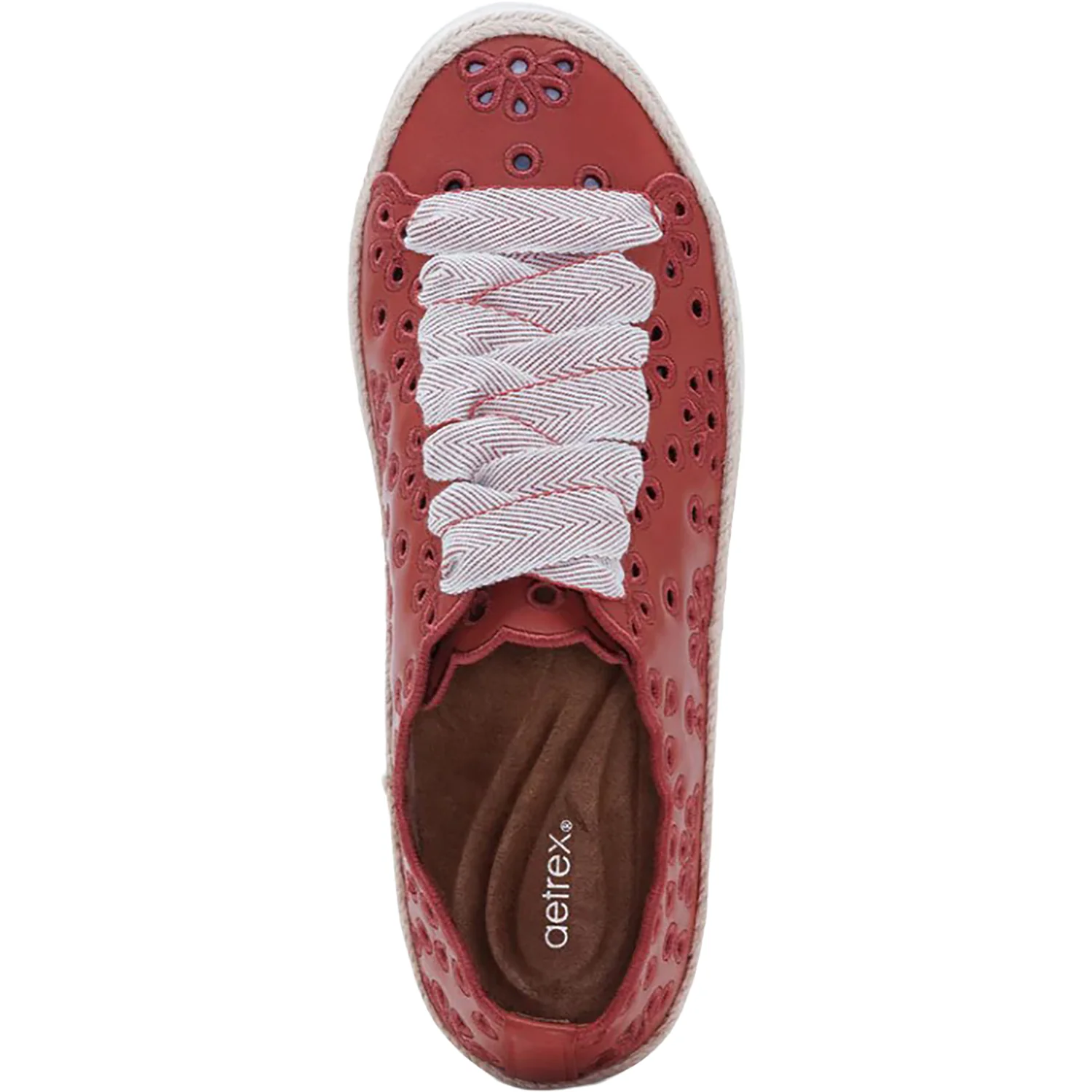 Aetrex Charlotte Women's Casual Lace-Ups Terracotta - Image 2