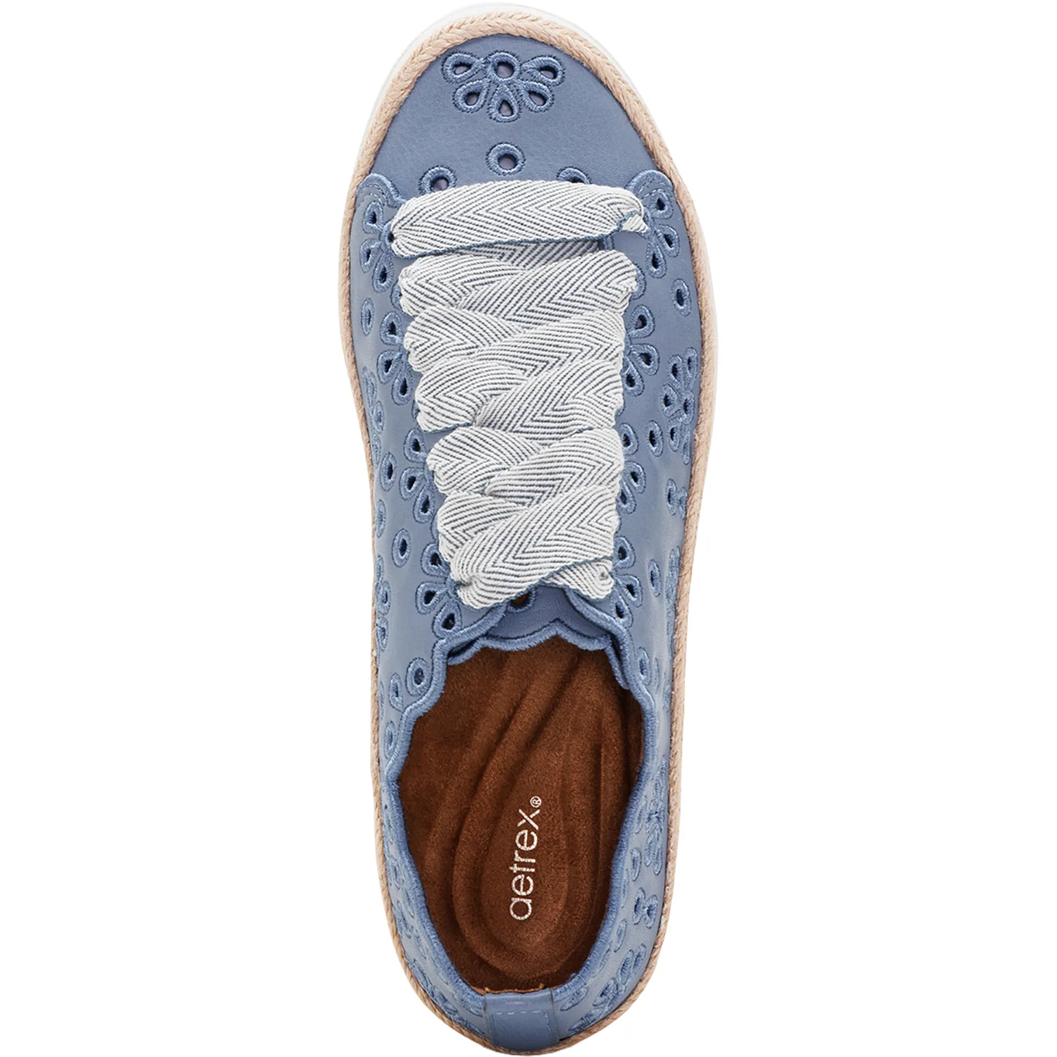 Aetrex Charlotte Women's Sneaker Hazy Blue - Image 2