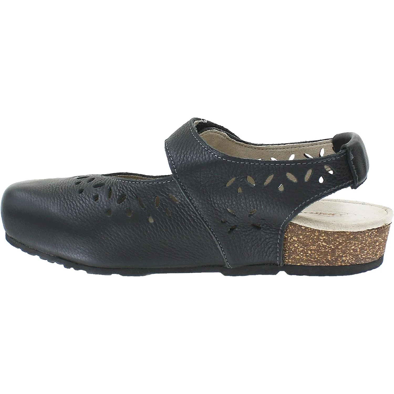 Aetrex Cheryl Women's Sling Back Mary Janes Black Leather - Image 3