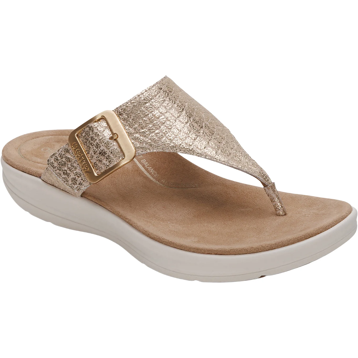 Aetrex Donna Women's Sandals Champagne - Image 5