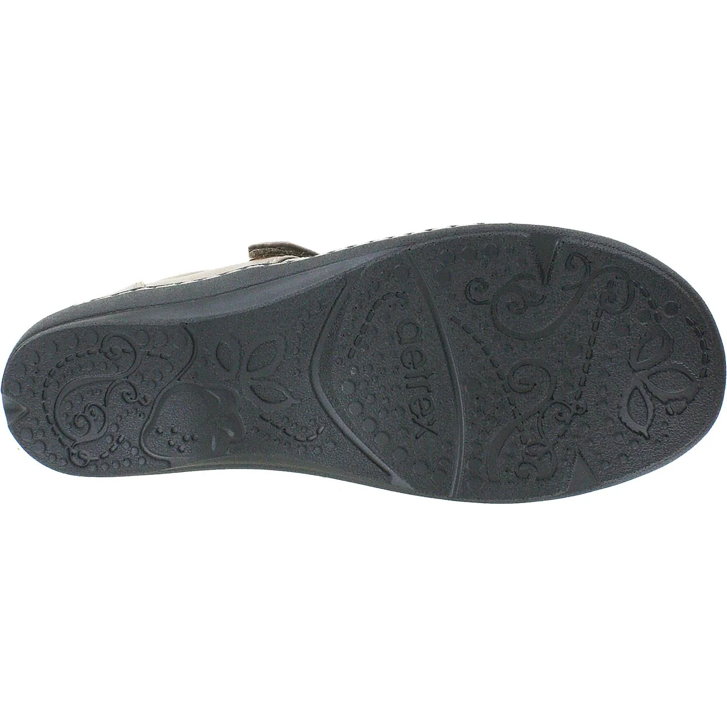 Aetrex Helen Knit Women's Mary Janes Taupe Grey Fabric - Image 4