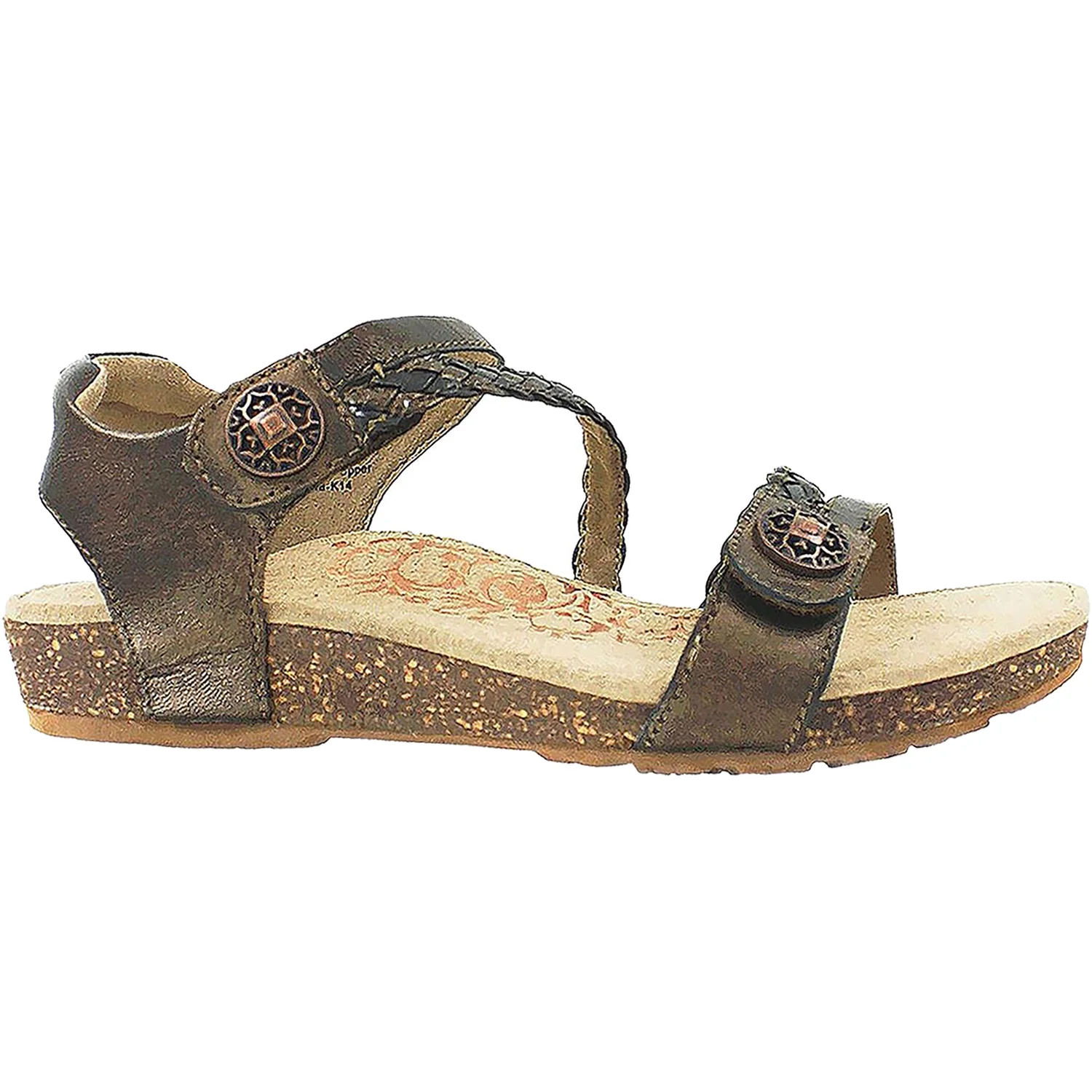 Aetrex Jillian Women's Backstrap Sandals Bronze Leather