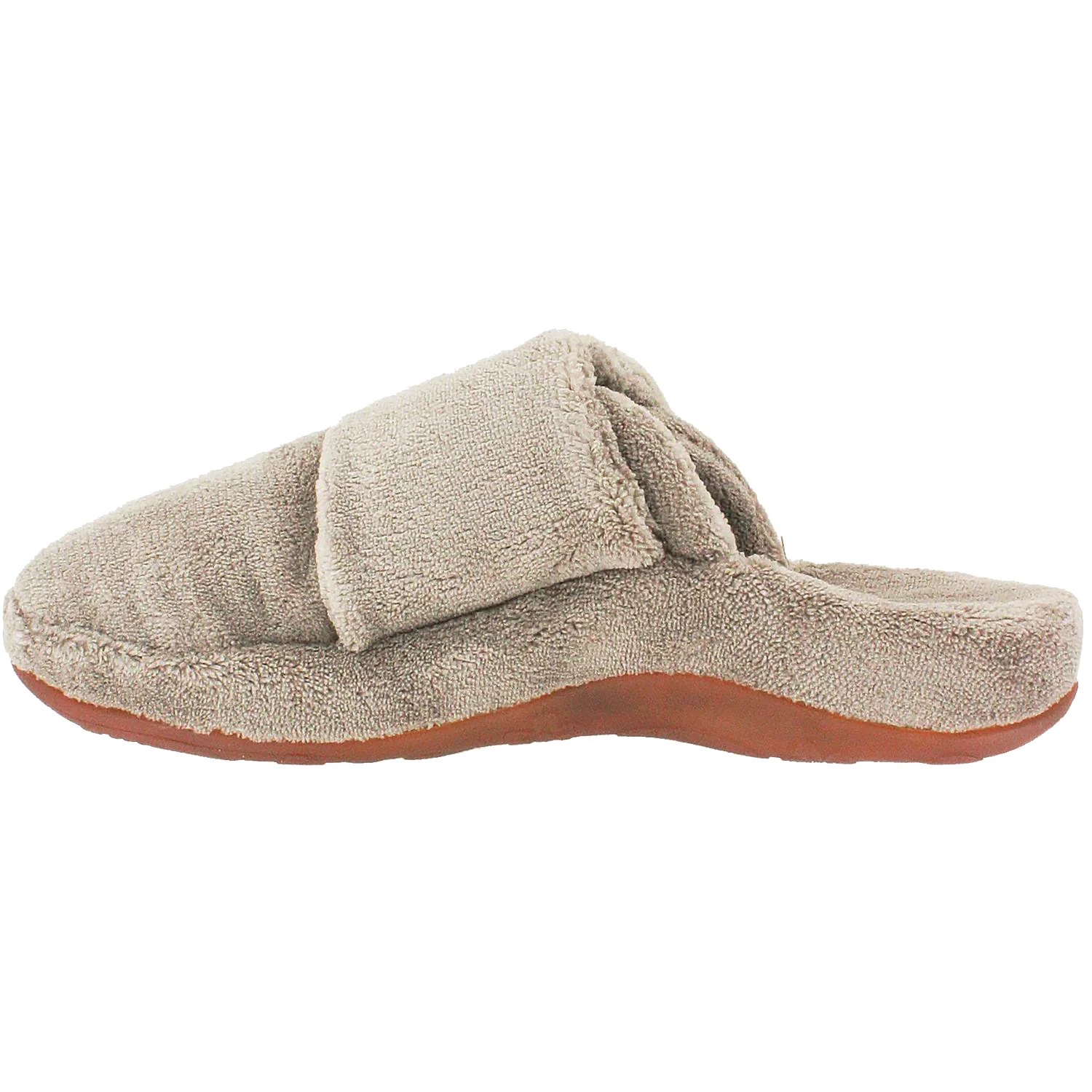 Aetrex Mandy Women's Slippers Coffee Terrycloth - Image 3
