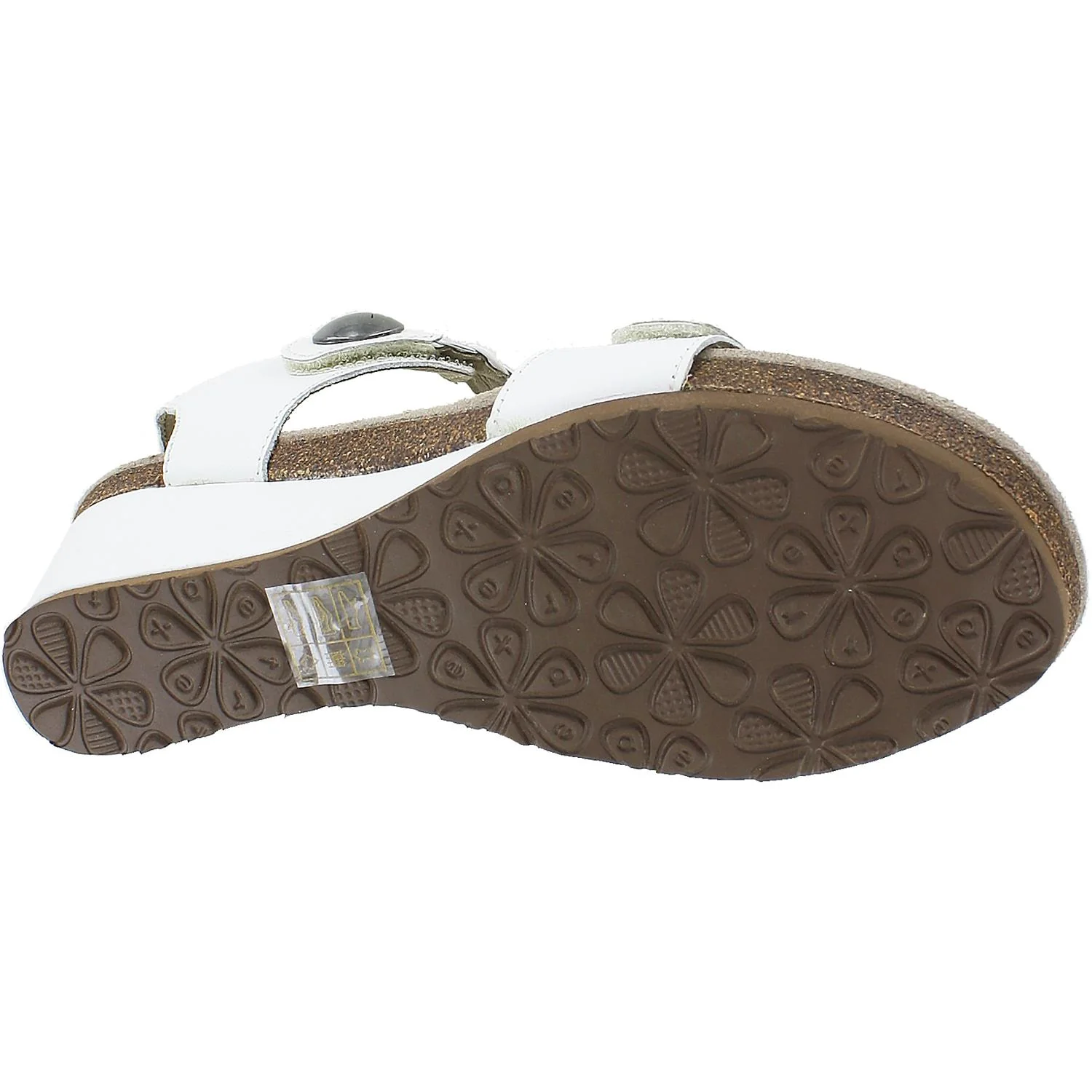 Aetrex Naya Women's Sandals White Leather - Image 4
