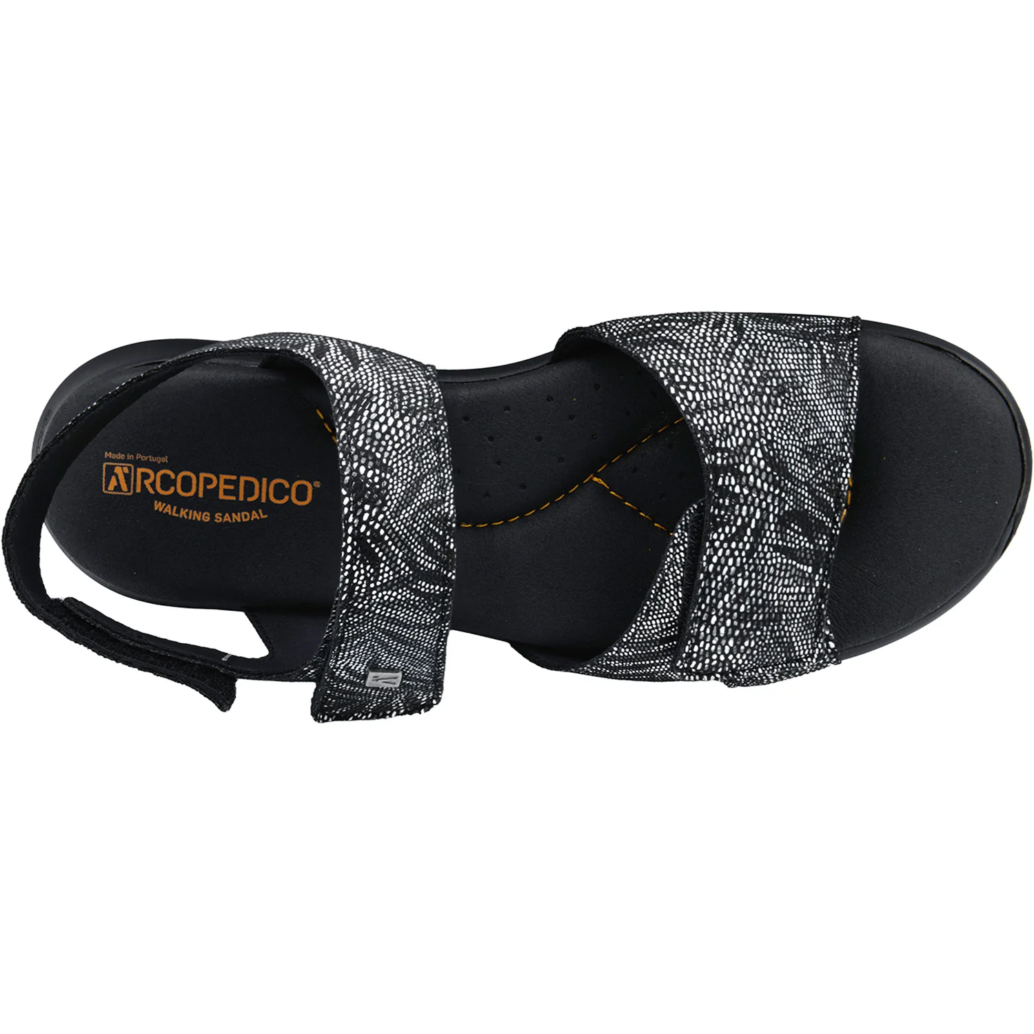 Arcopedico Corbett Women's Sandals Black Palm - Image 2