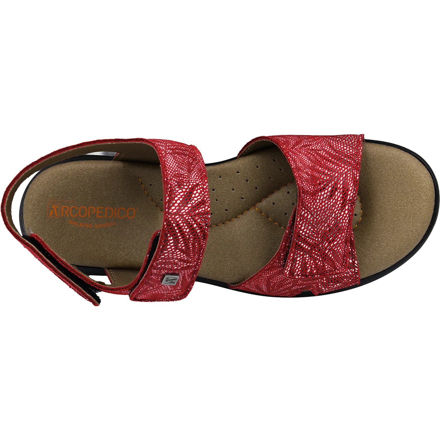 Arcopedico Corbett Women's Sandals Red Palm - Image 2