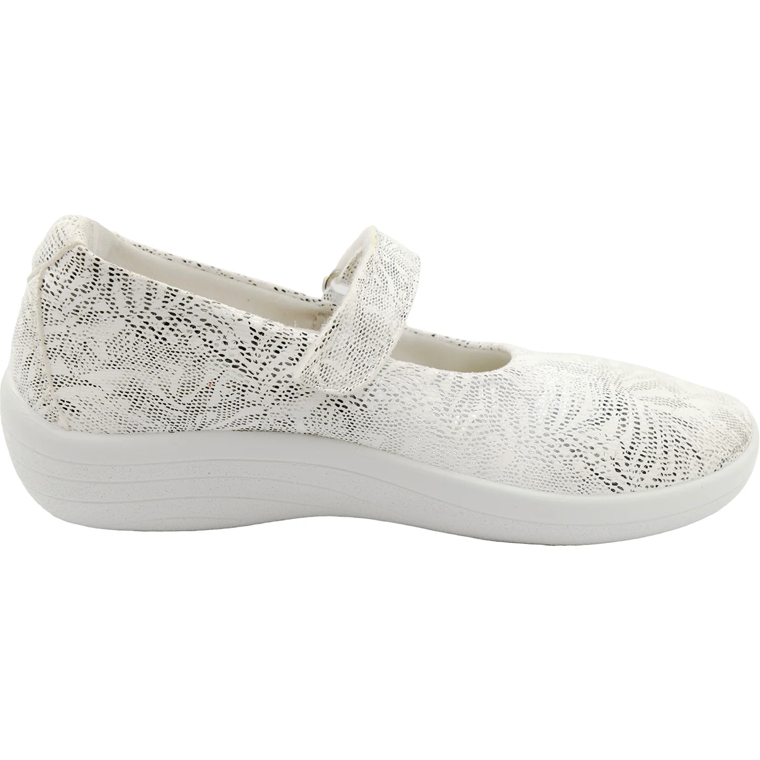 Arcopedico Estrela Women's Mary Janes White Palm