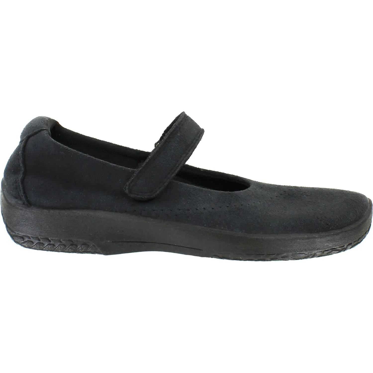 Arcopedico L18 Women's Vegan Shoes Black Synthetic Suede
