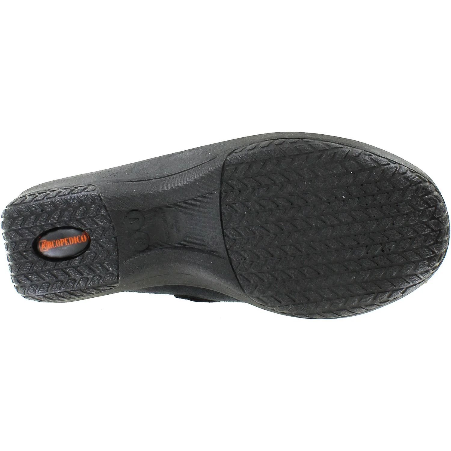 Arcopedico L18 Women's Vegan Shoes Black Synthetic Suede - Image 4
