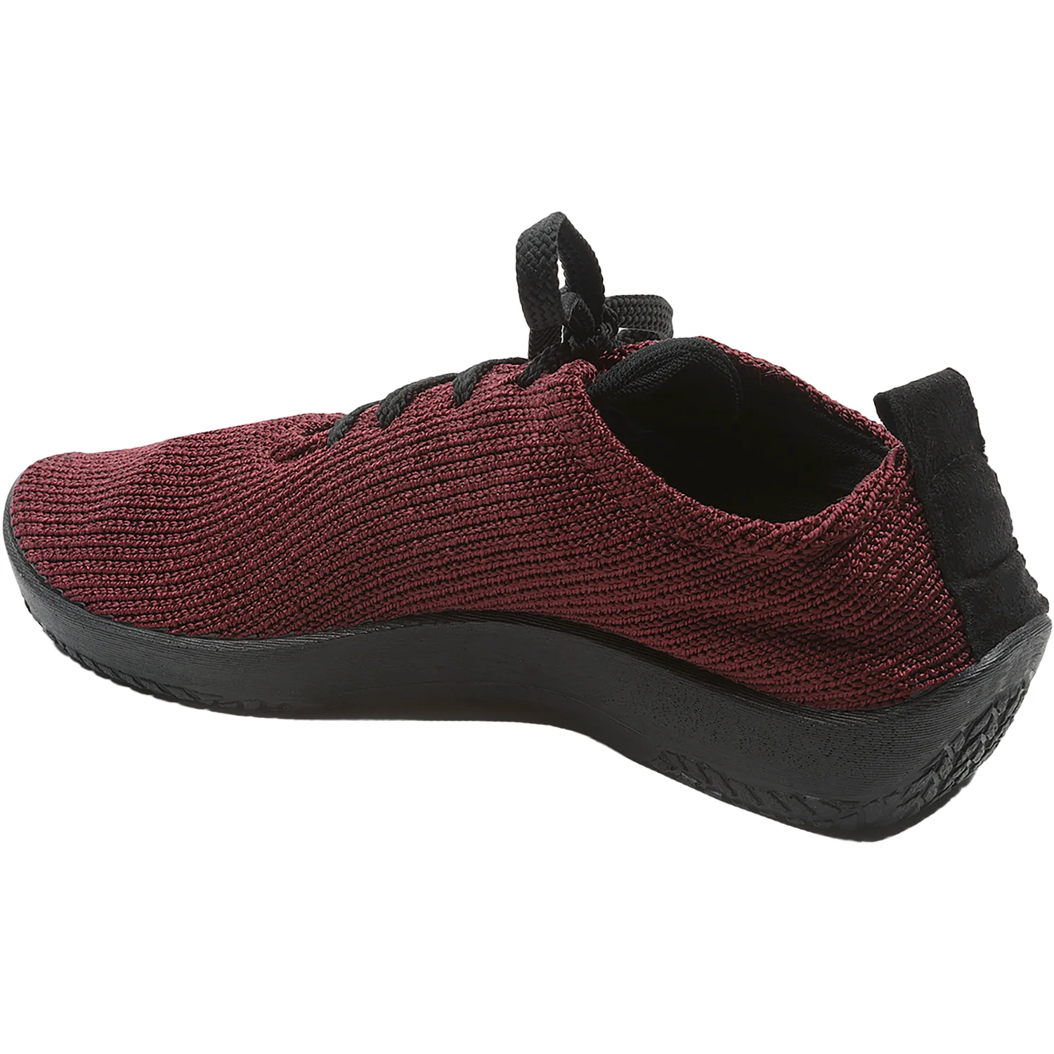 Arcopedico LS Knit Fabric Women's Athleisure Lace Up Shoes Bordeaux - Image 3