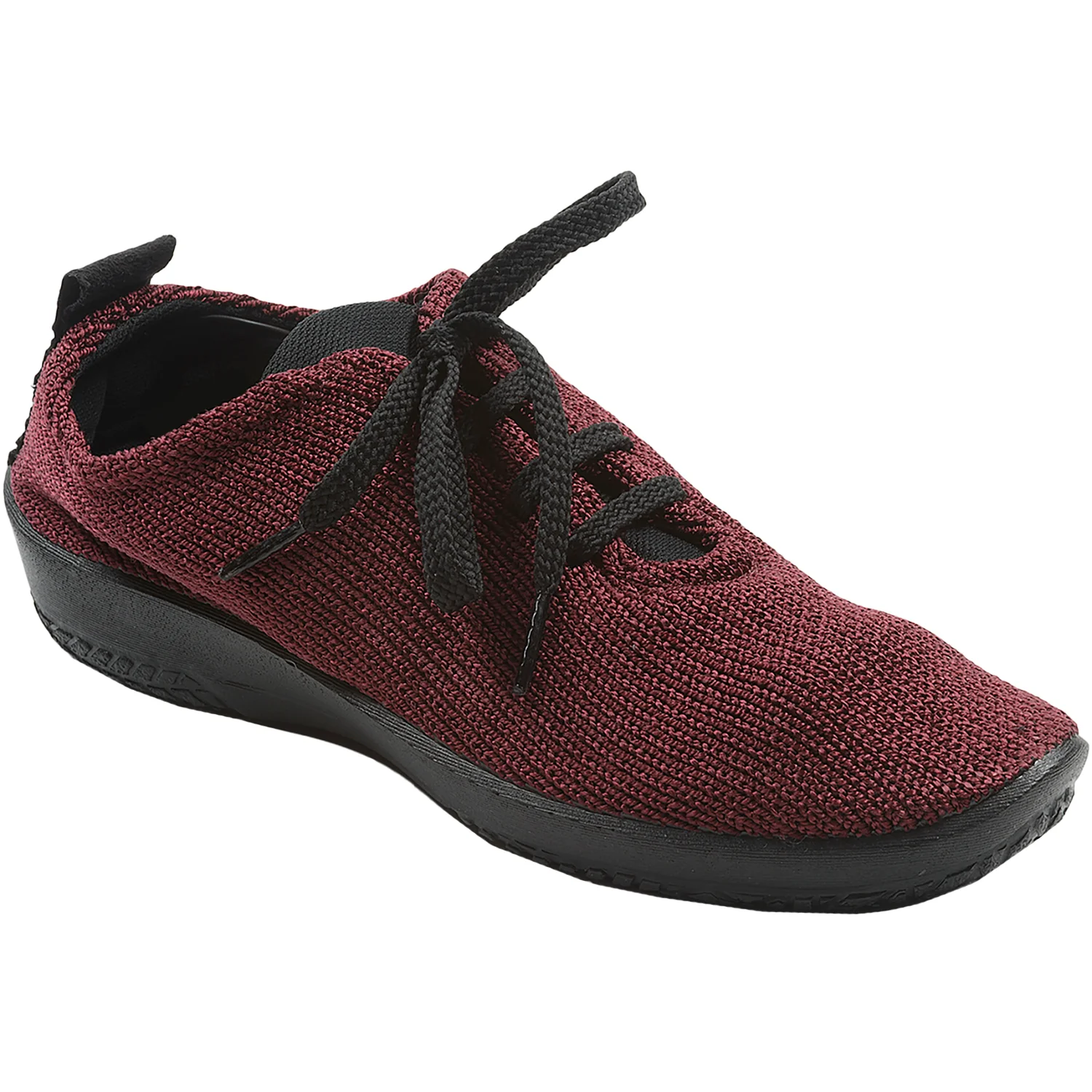 Arcopedico LS Knit Fabric Women's Athleisure Lace Up Shoes Bordeaux - Image 4