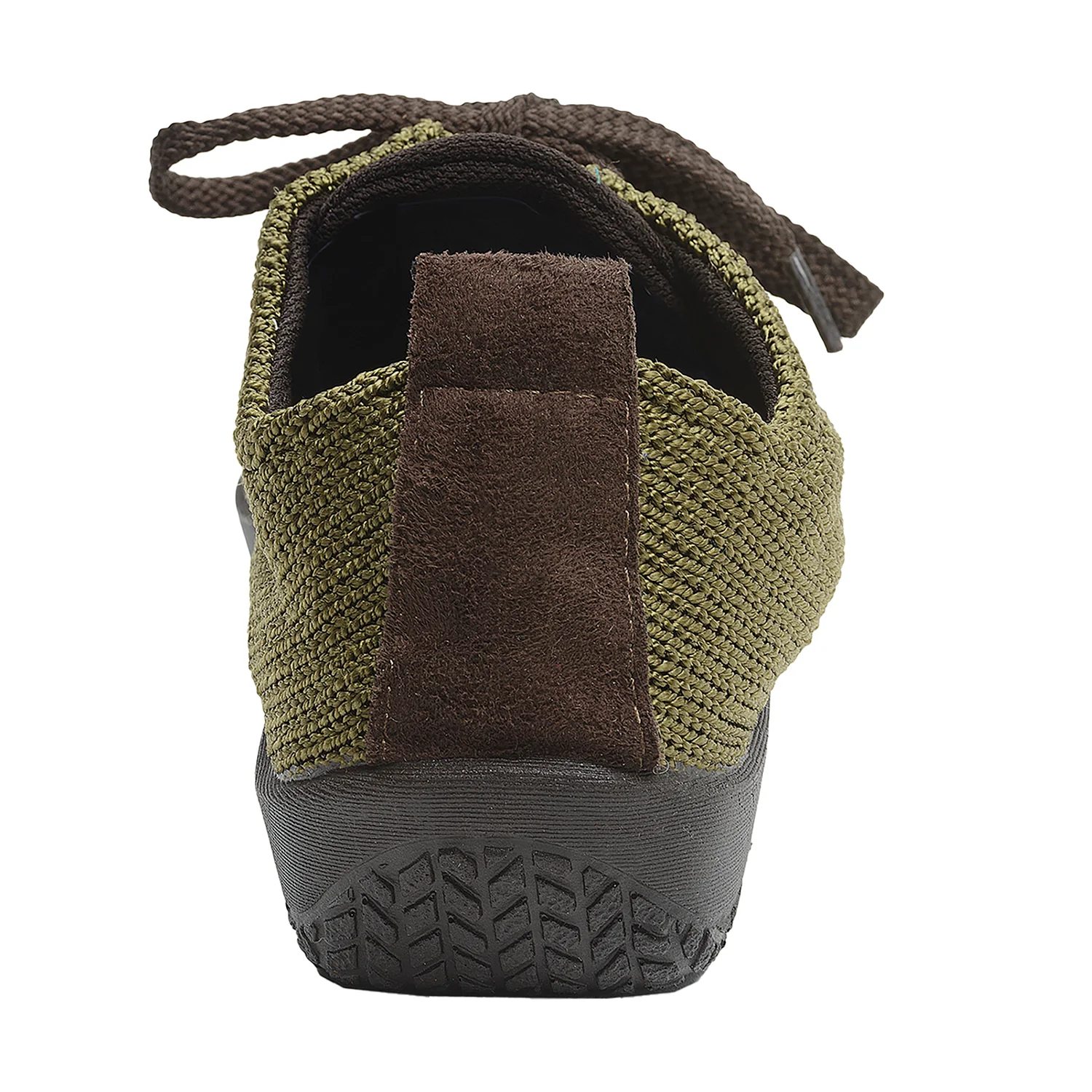 Arcopedico LS Knit Fabric Women's Athleisure Lace Up Shoes Olive - Image 6