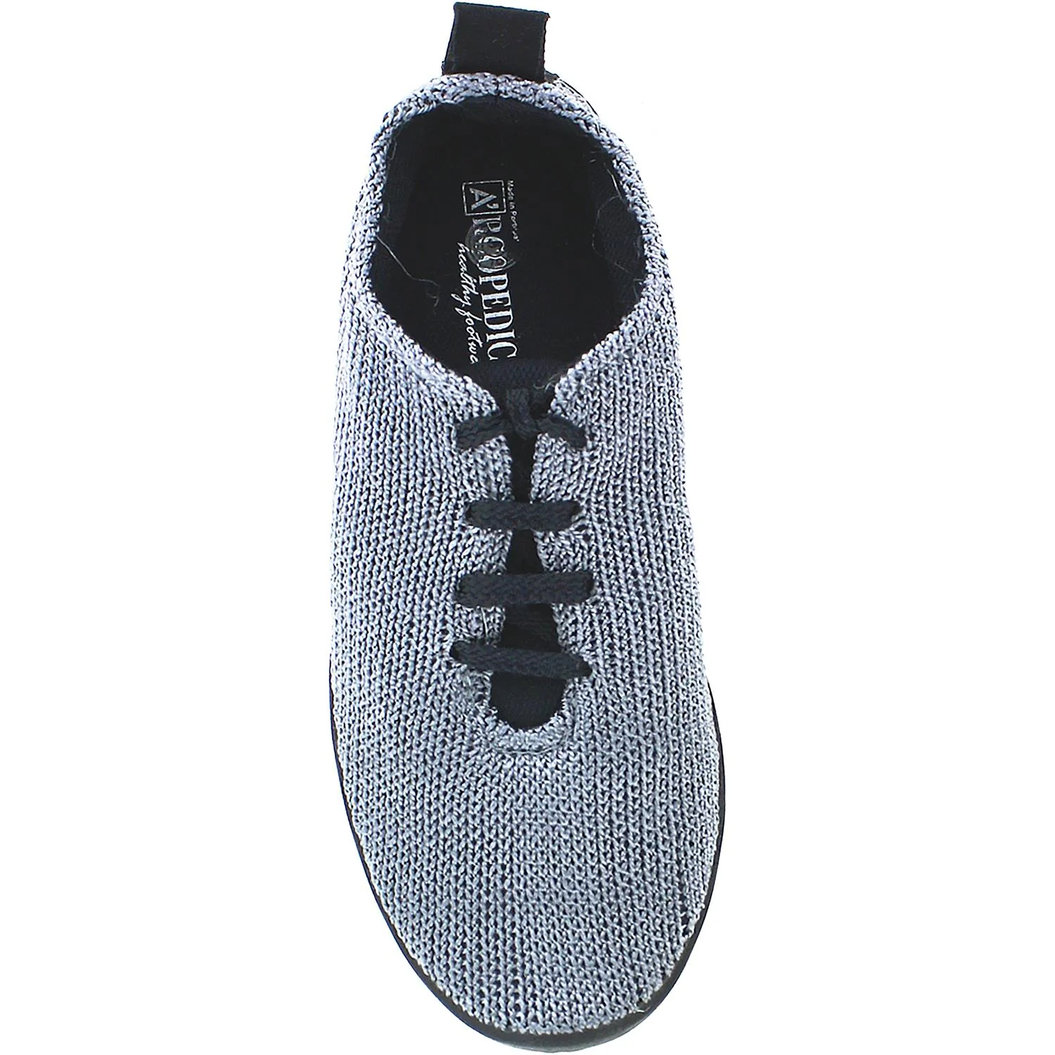 Arcopedico LS Women's Vegan Shoes Titanium Knit Fabric - Image 2