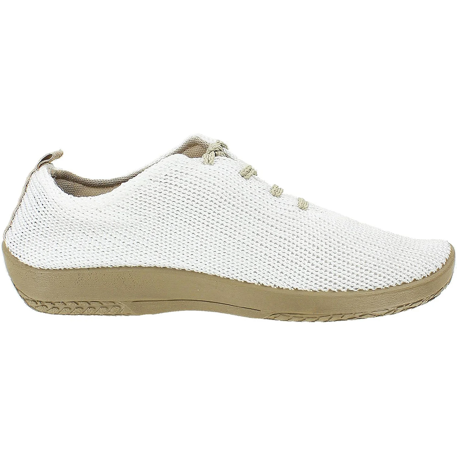 Arcopedico LS Women's Vegan Walking Shoes White Knit Fabric
