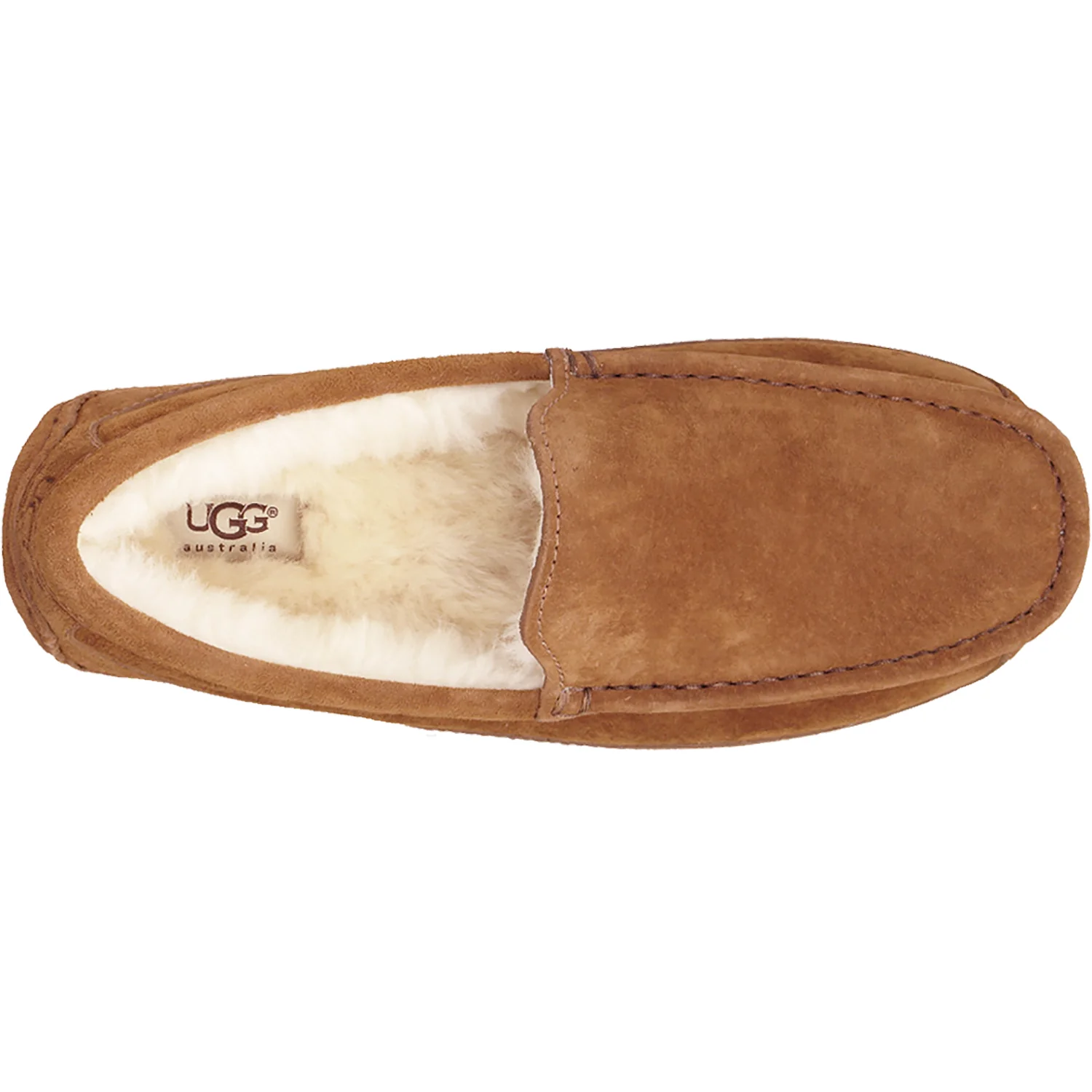 UGG Ascot Men's Ascot Suede Slippers Chestnut Suede - Image 2