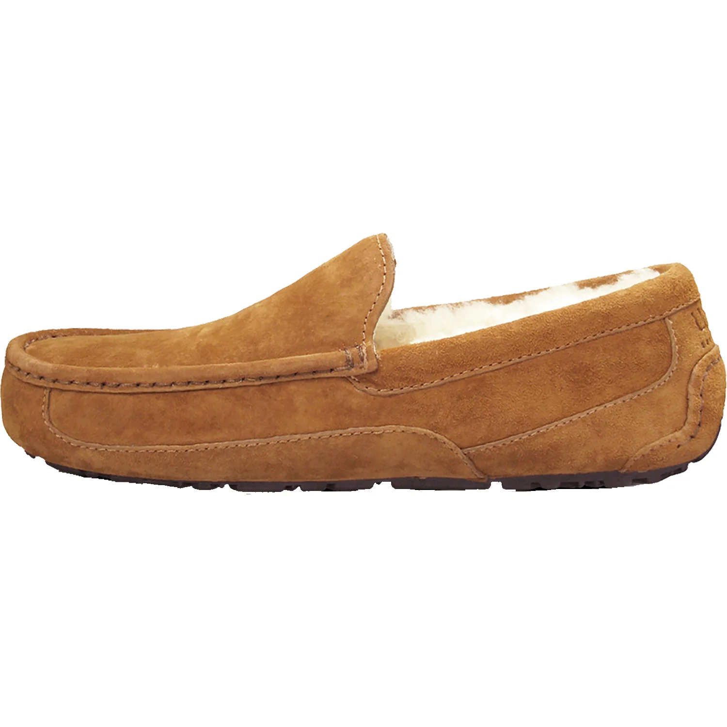 UGG Ascot Men's Ascot Suede Slippers Chestnut Suede - Image 3