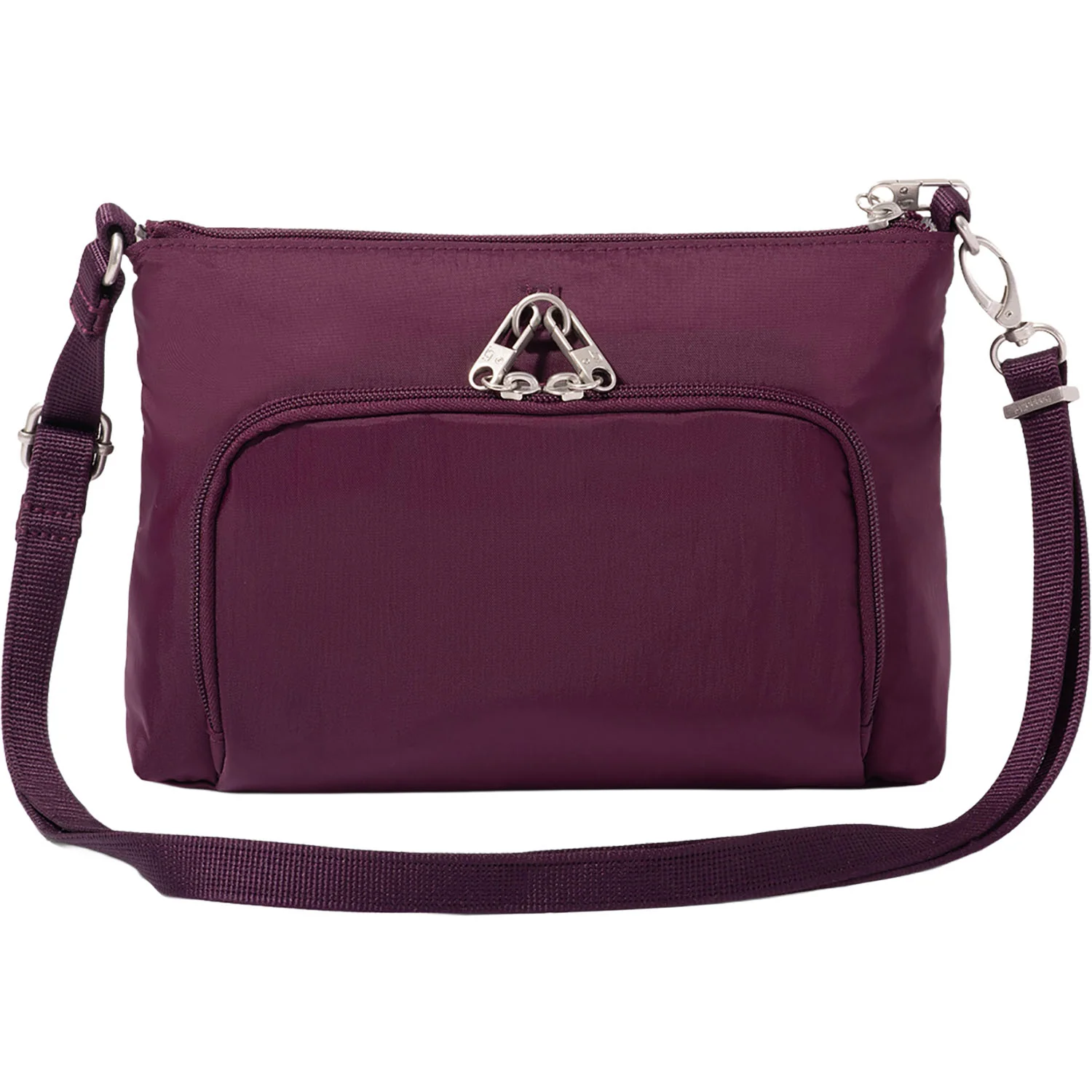 Baggallini Classic Anti-Theft Keepsake Crossbody Handbag Mulberry - Image 2