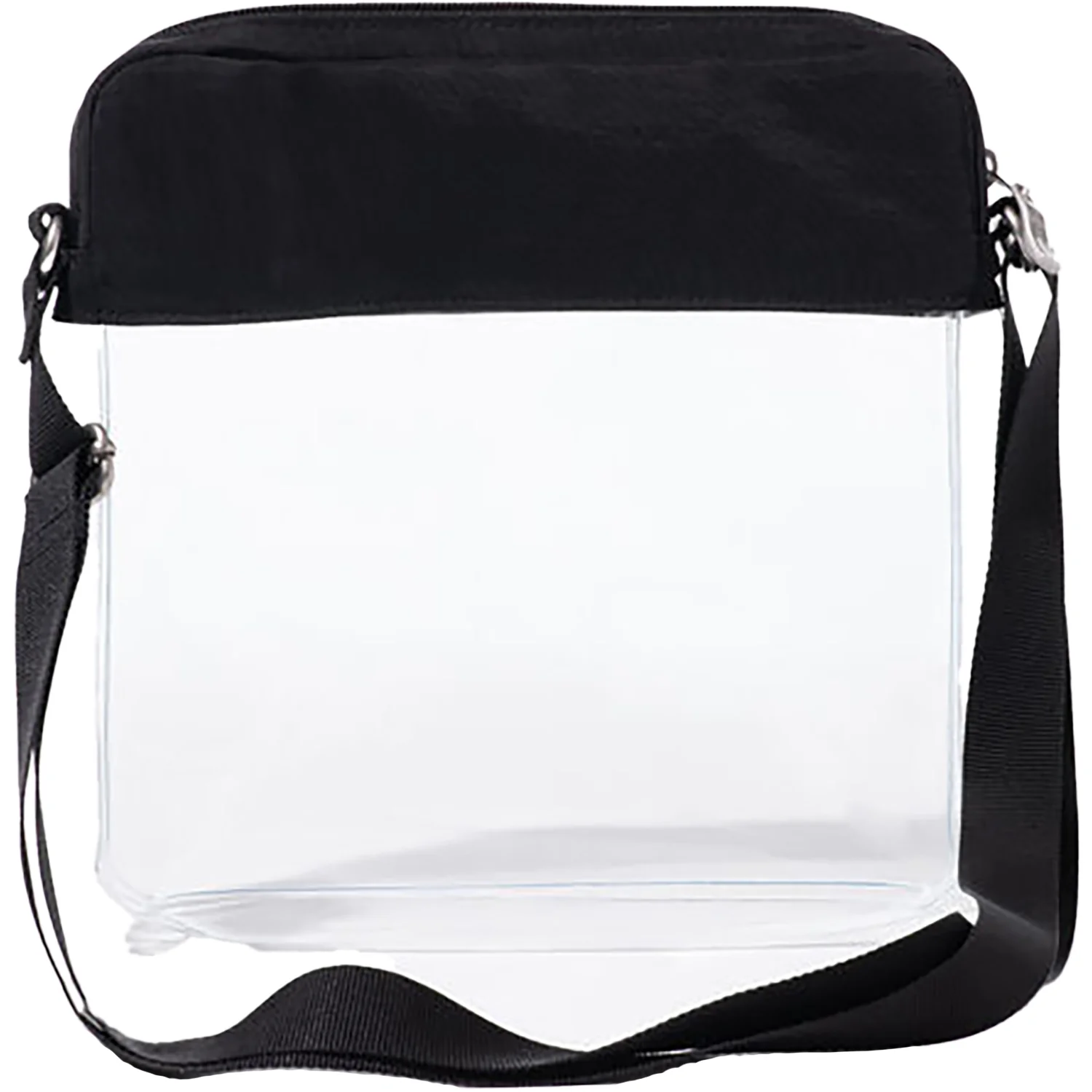 Baggallini Clear Stadium Crossbody Handbag Black - Image 3