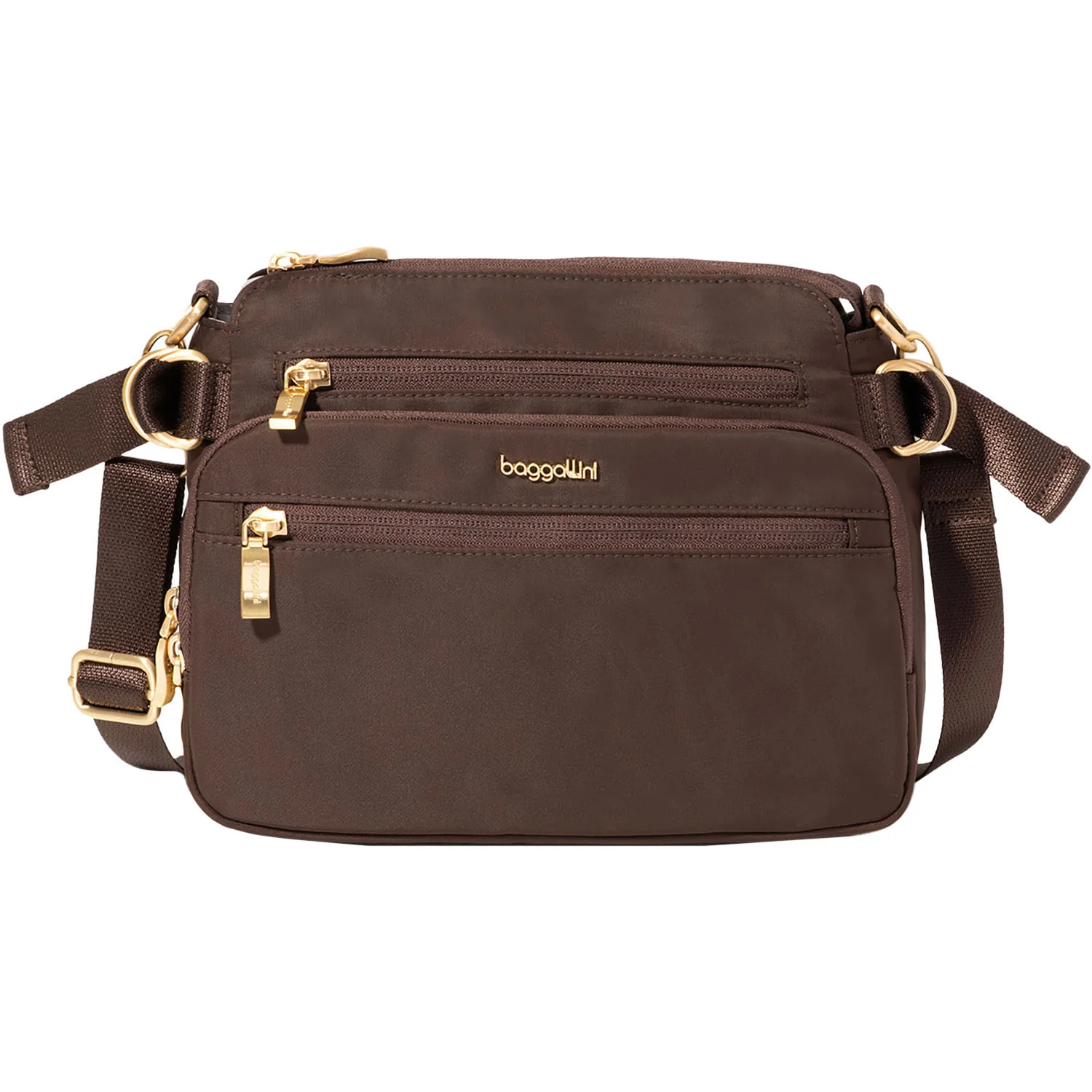 Baggallini Marais Crossbody Handbag Ganache Twill