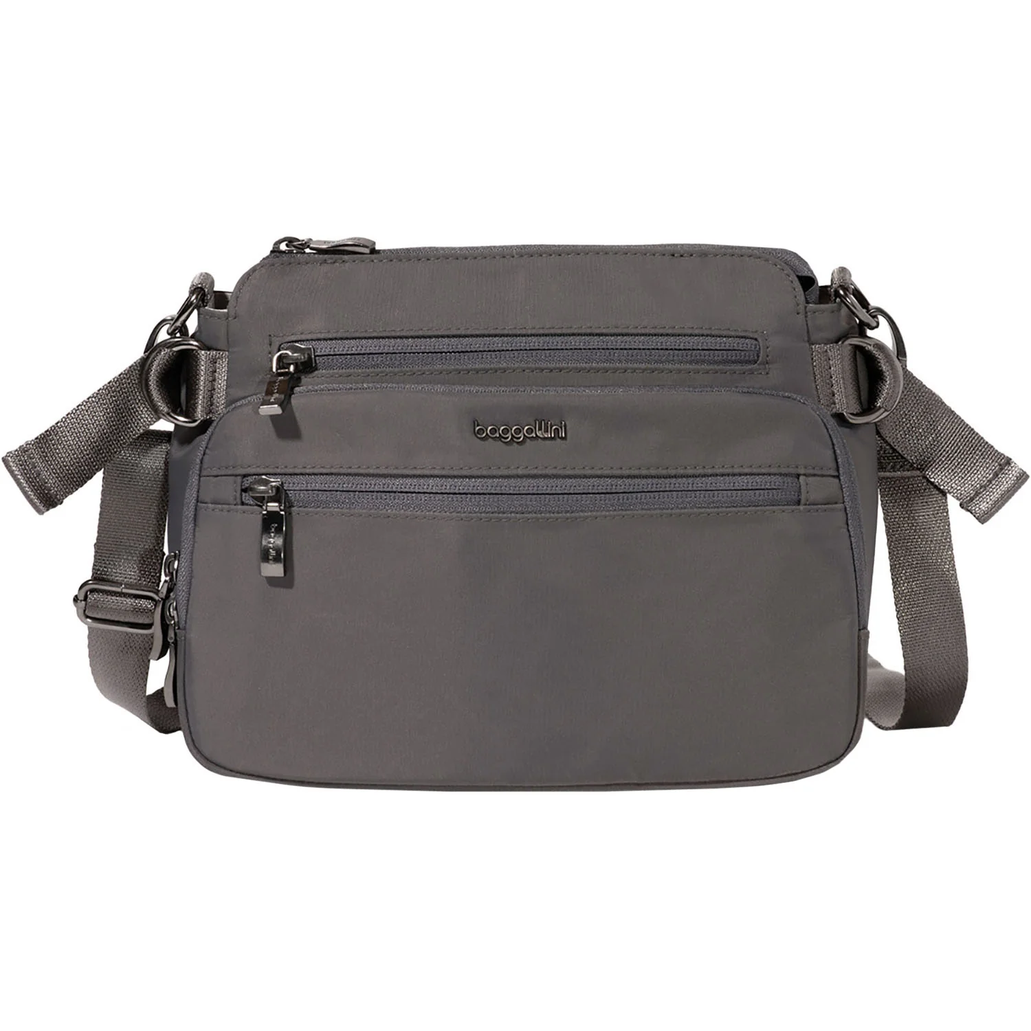 Baggallini Marais Crossbody Handbag Smoke Twill