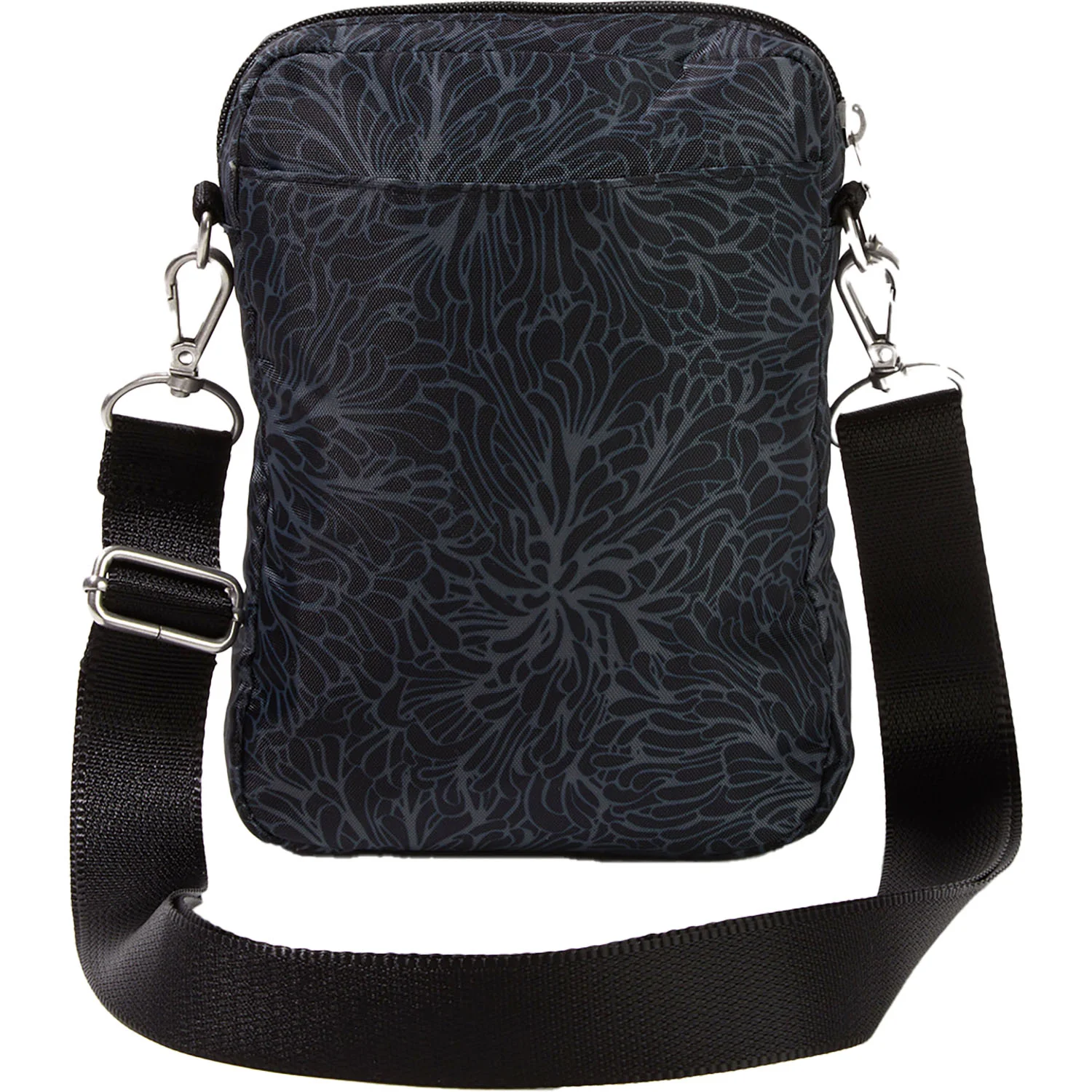 Baggallini Modern Everywhere Explorer Crossbody Handbag Midnight Blossom - Image 2