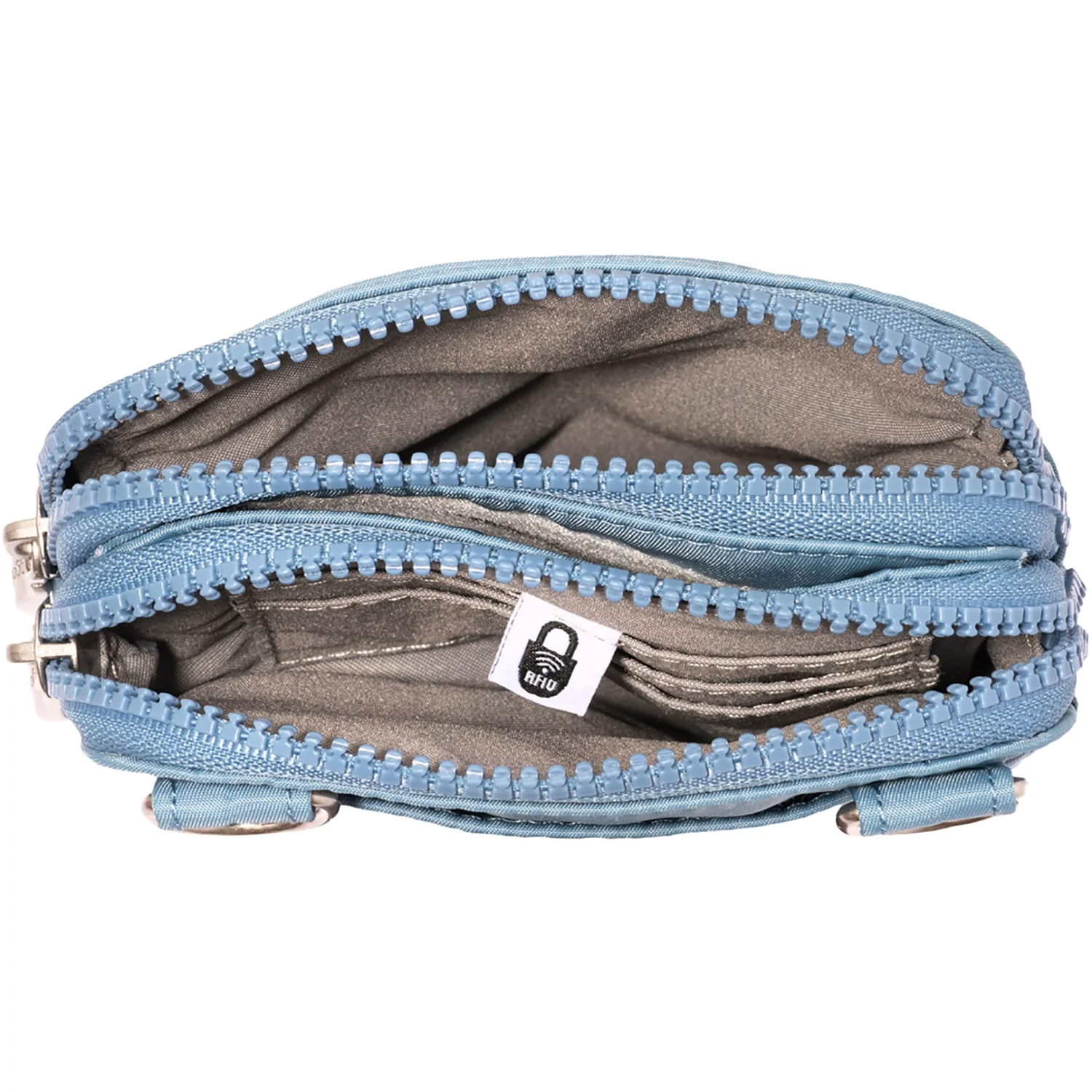 Baggallini Modern Take Two RFID Crossbody Handbag Cornflower Twill - Image 2