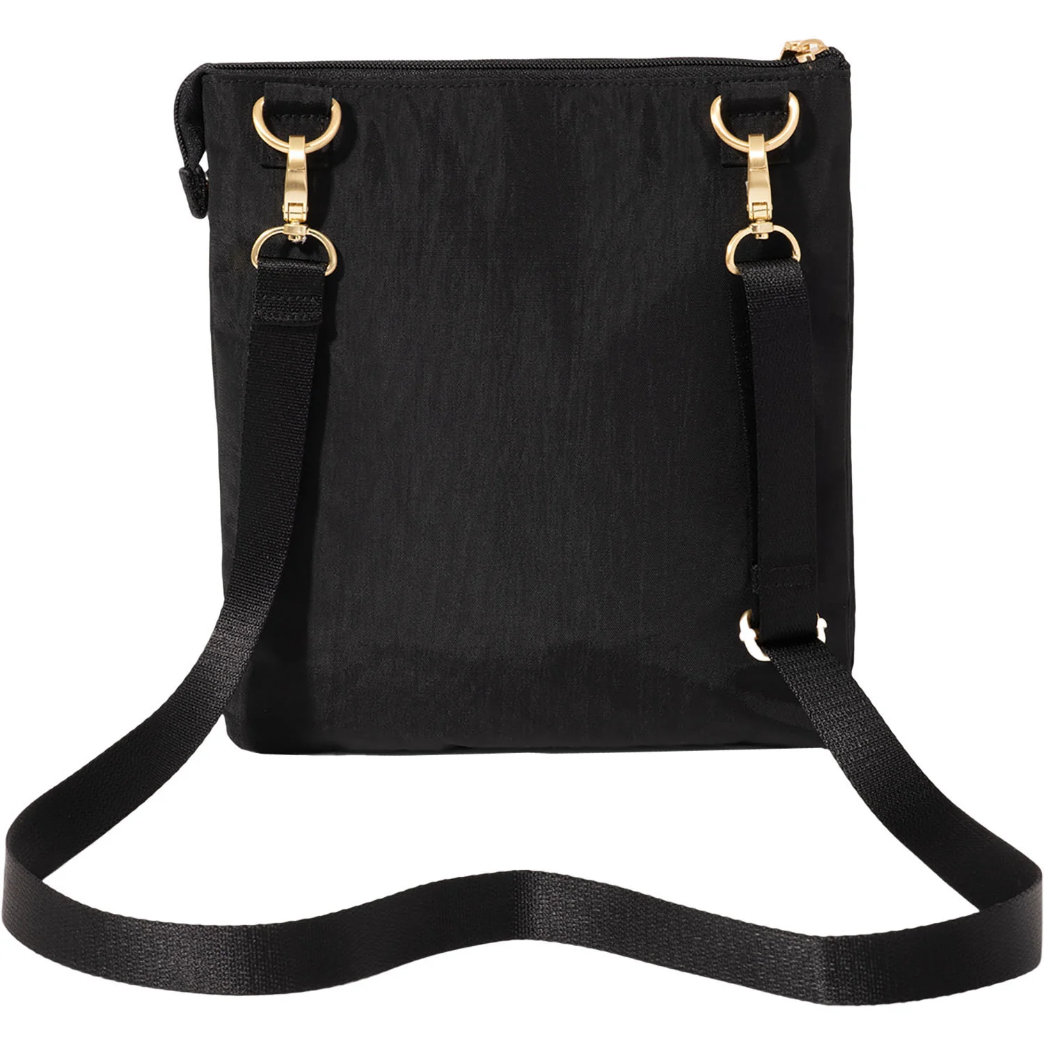 Baggallini Out and About Crossbody Handbag Black/Gold - Image 2