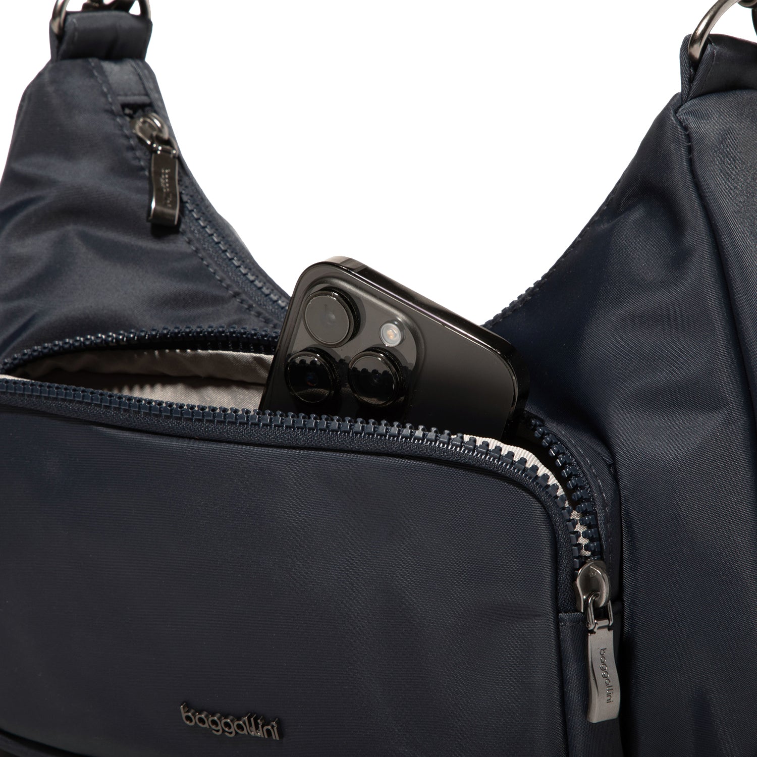 Baggallini Savannah Crossbody Handbag French Navy Twill - Image 4