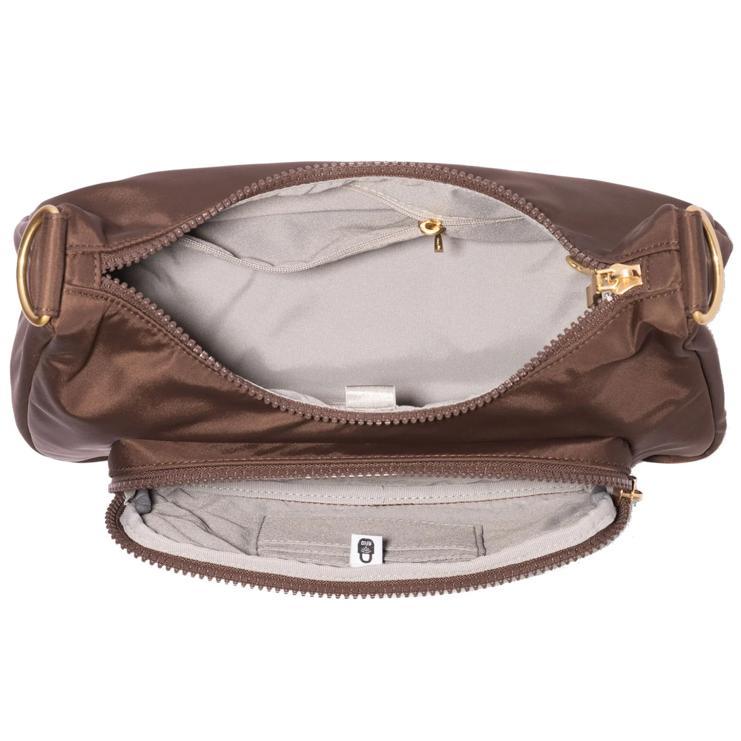 Baggallini Savannah Crossbody Ganache Twill w/Gold Hardware - Image 2