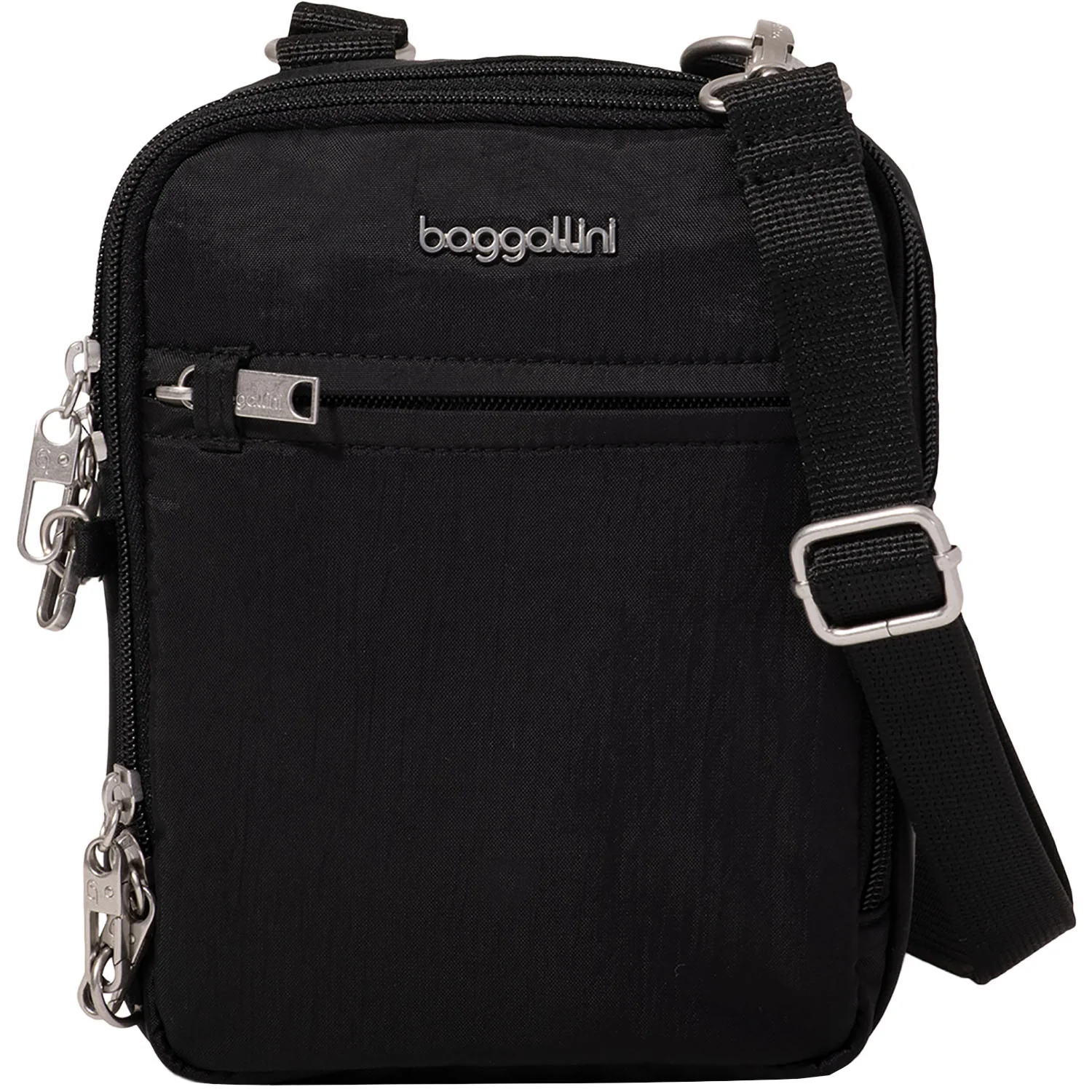Baggallini Securetex Anti-Theft Mini Everything Handbag Black