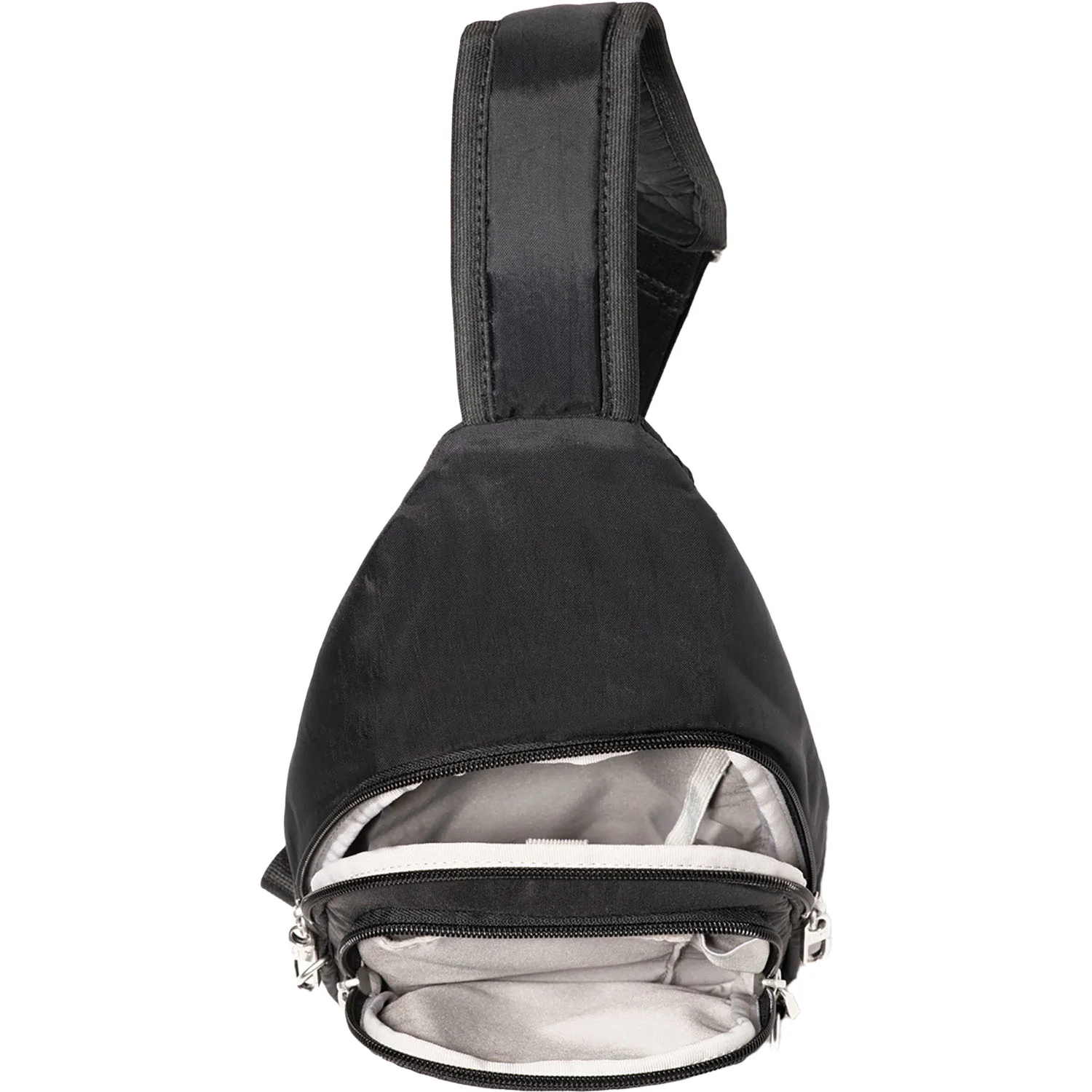 Baggallini Securetex Anti-Theft Sling Bag Handbag Black - Image 2