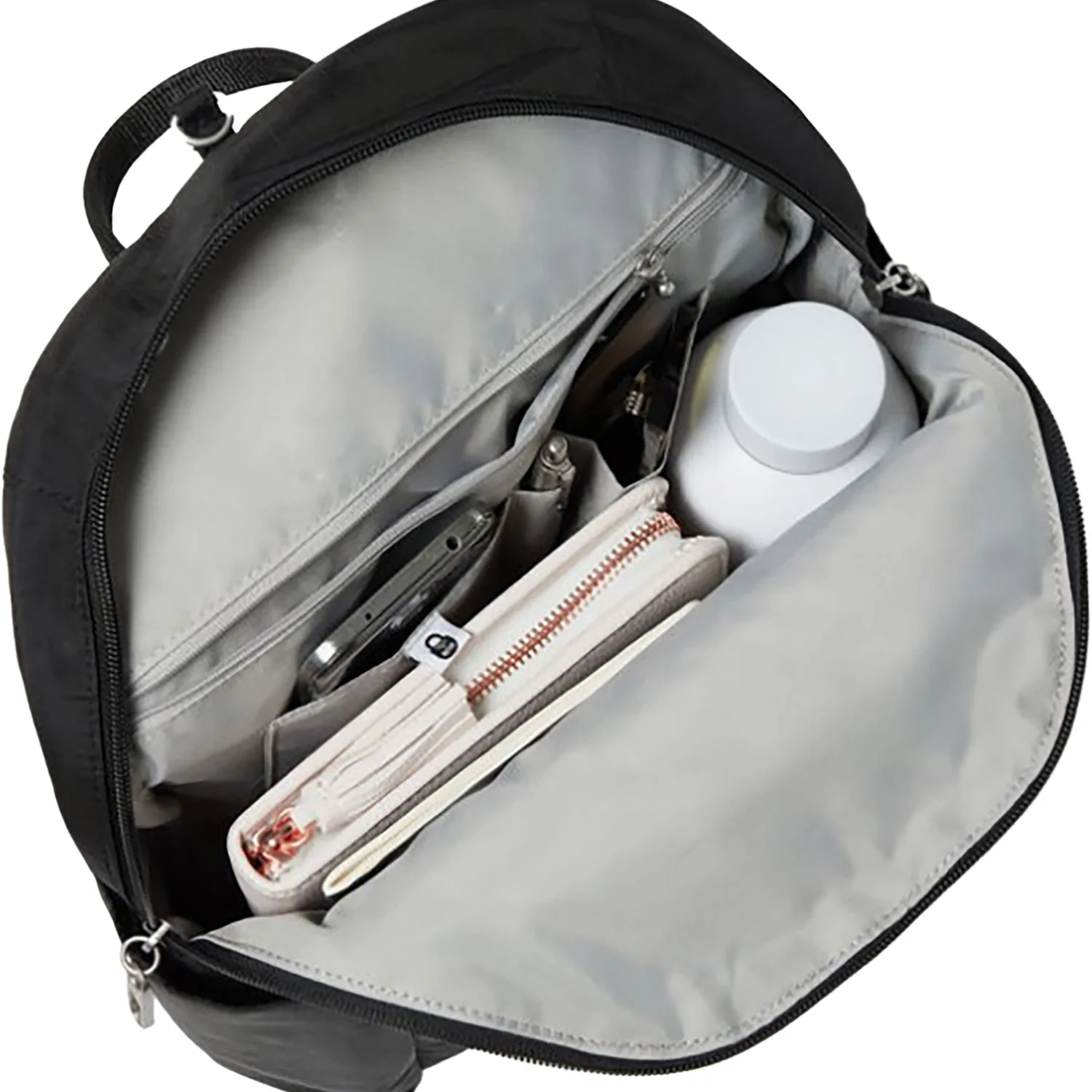 Baggallini Securetex Vacation Backpack Handbag Black - Image 6