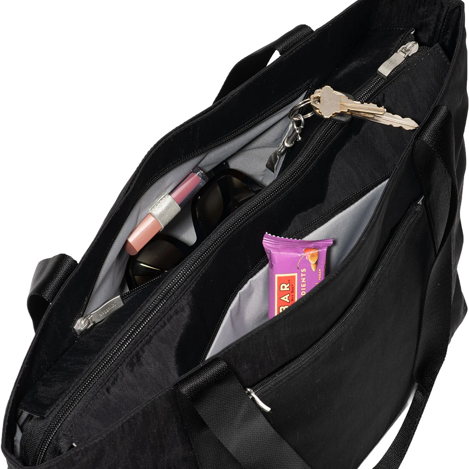 Baggallini Via Tote Handbag Black - Image 2