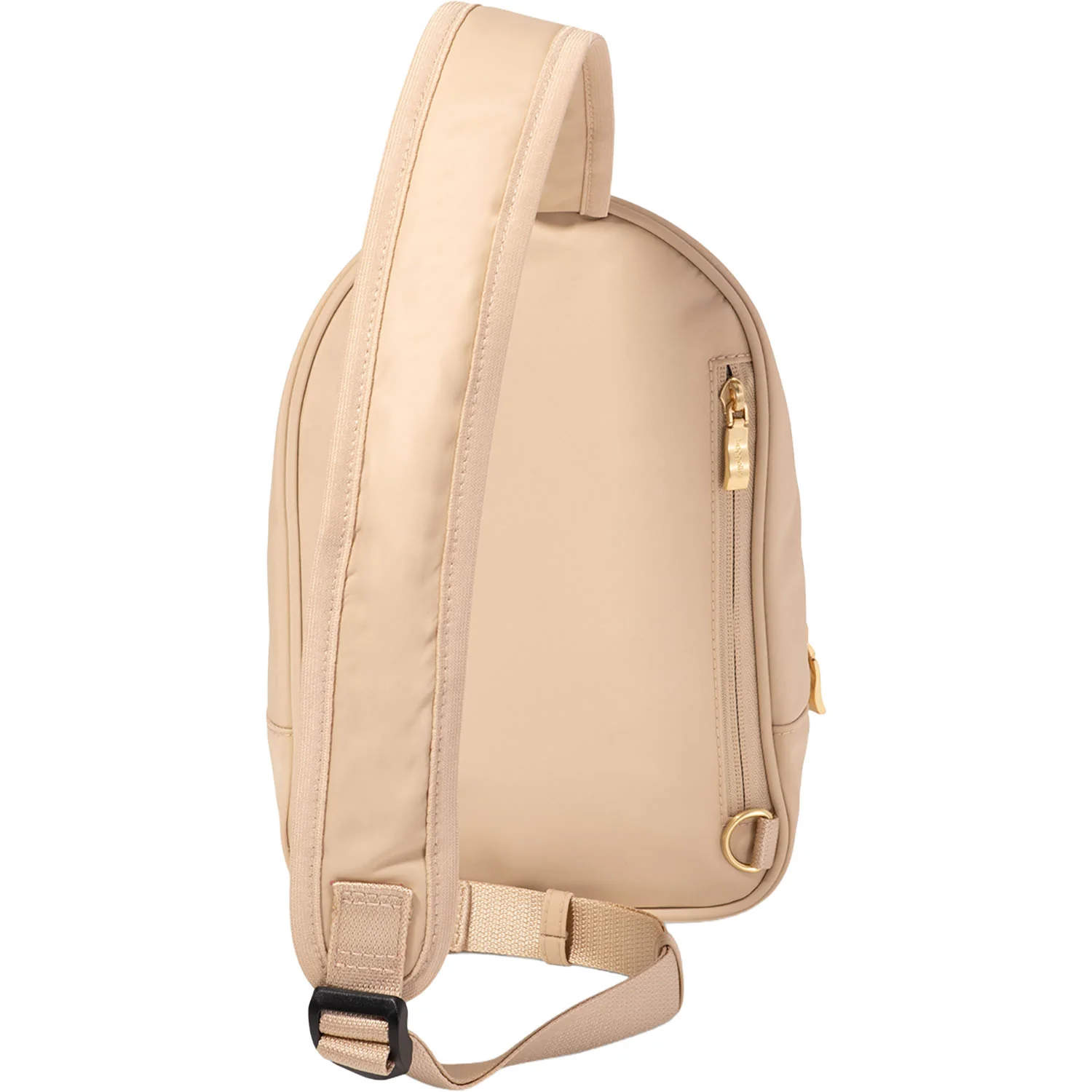 Baggallini Waverly Woven Sling Handbag Desert Sand Woven Twill - Image 3