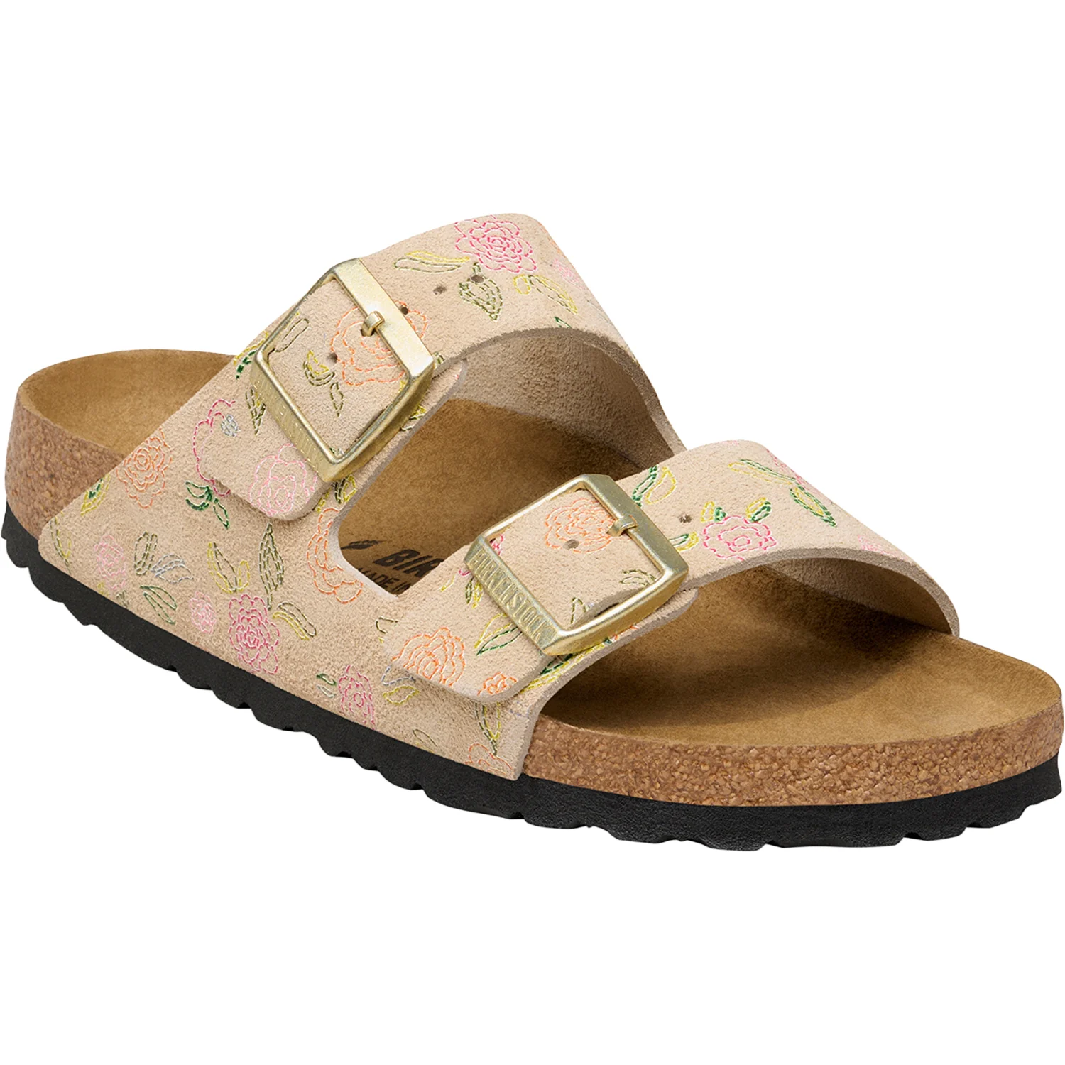 Birkenstock Arizona Flowers Women's Sandals Sandcastle Suede - Image 4