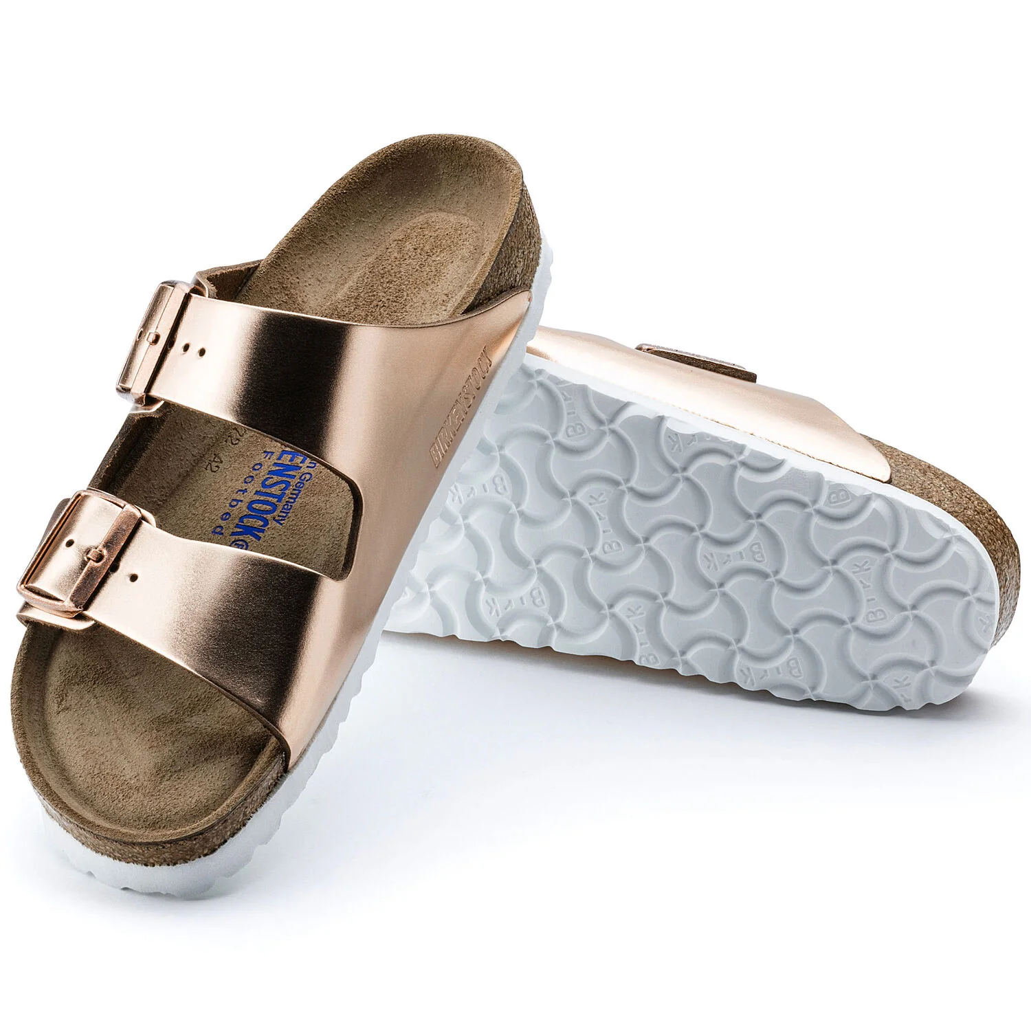 Birkenstock Arizona Soft Footbed Women's Sandals Copper Leather - Image 3