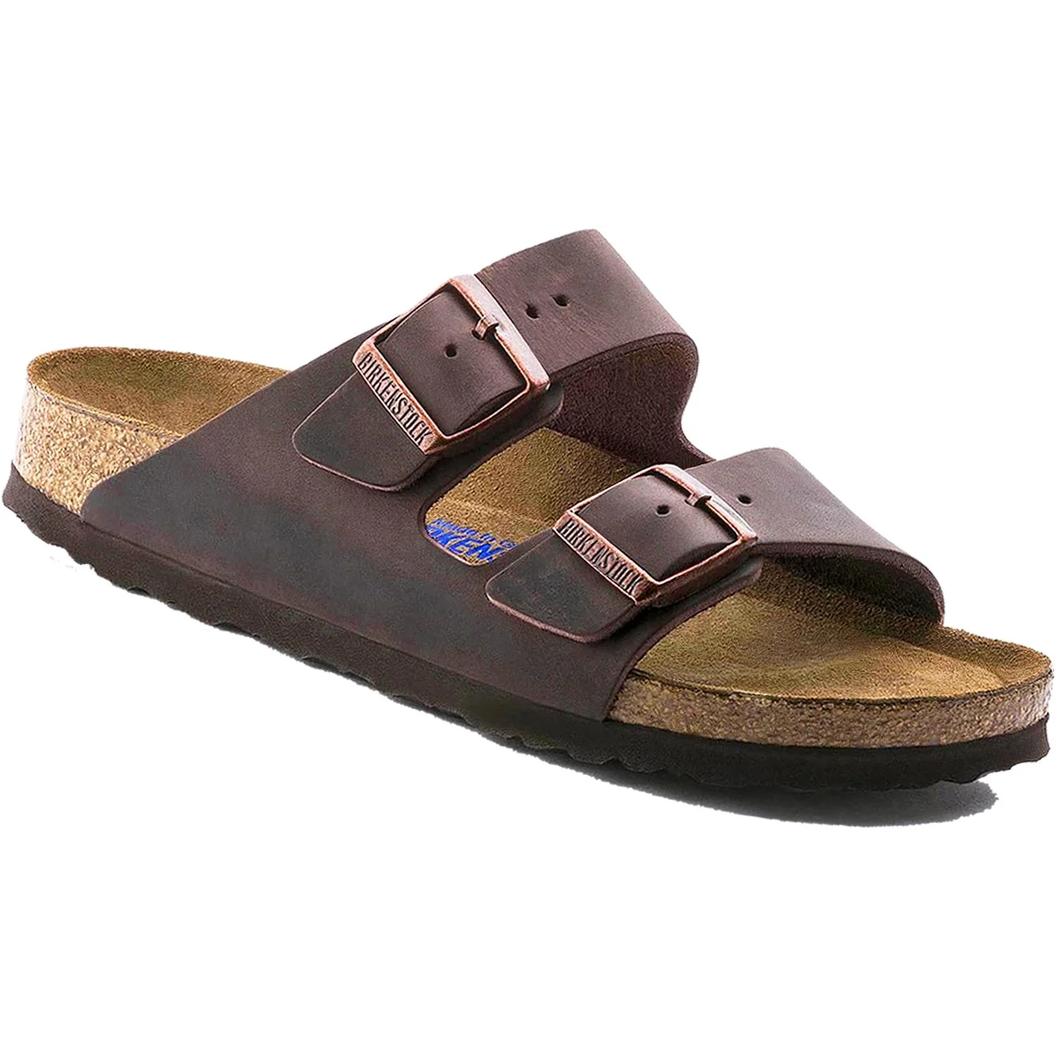 Birkenstock Arizona Soft Footbed Unisex Sandals Habana Oiled Leather - Image 3