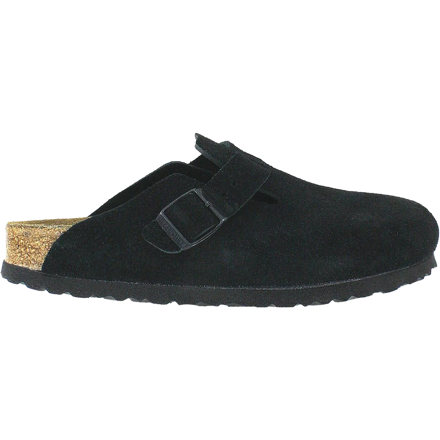 Birkenstock Boston Soft Footbed Unisex Clogs Black Suede