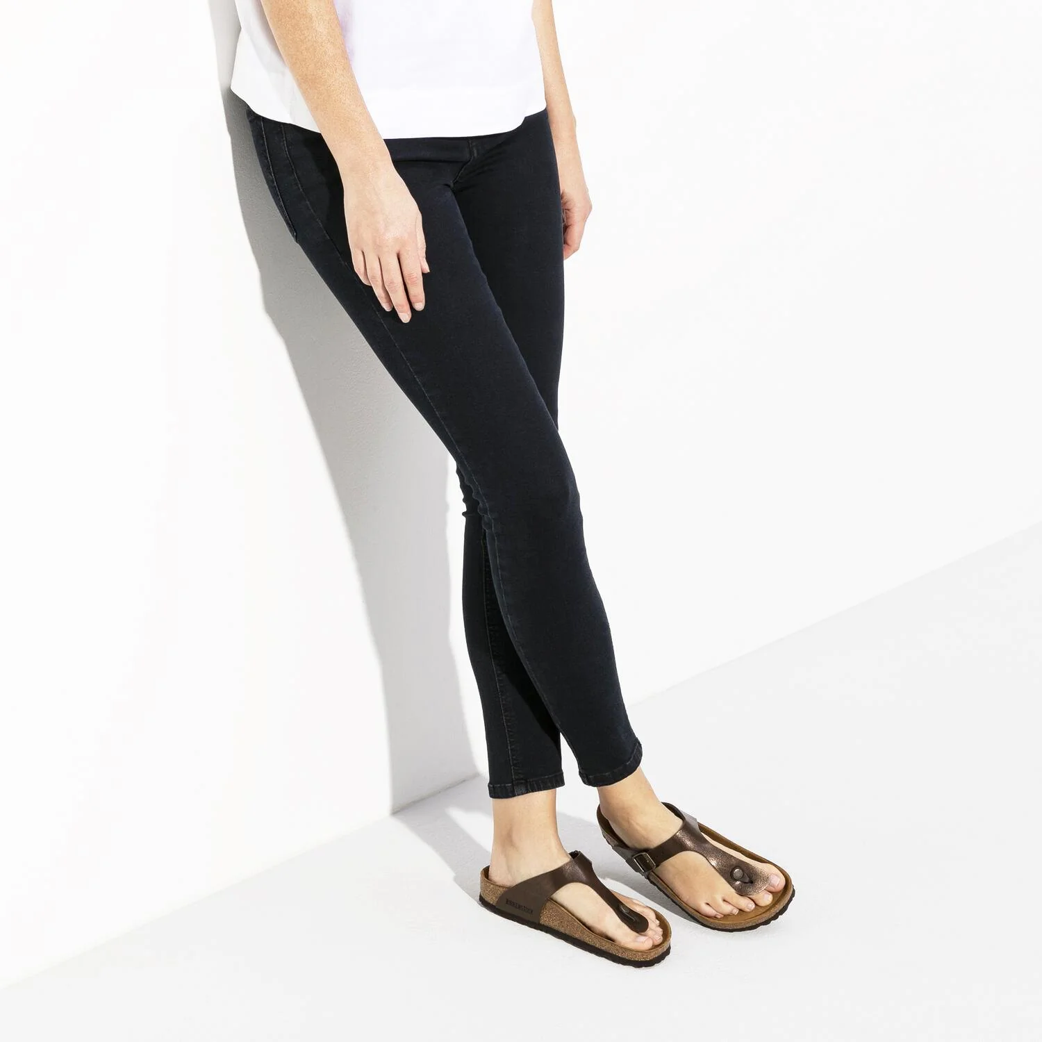 Birkenstock Gizeh Women's Thong Sandals Toffee Birko-Flor - Image 4