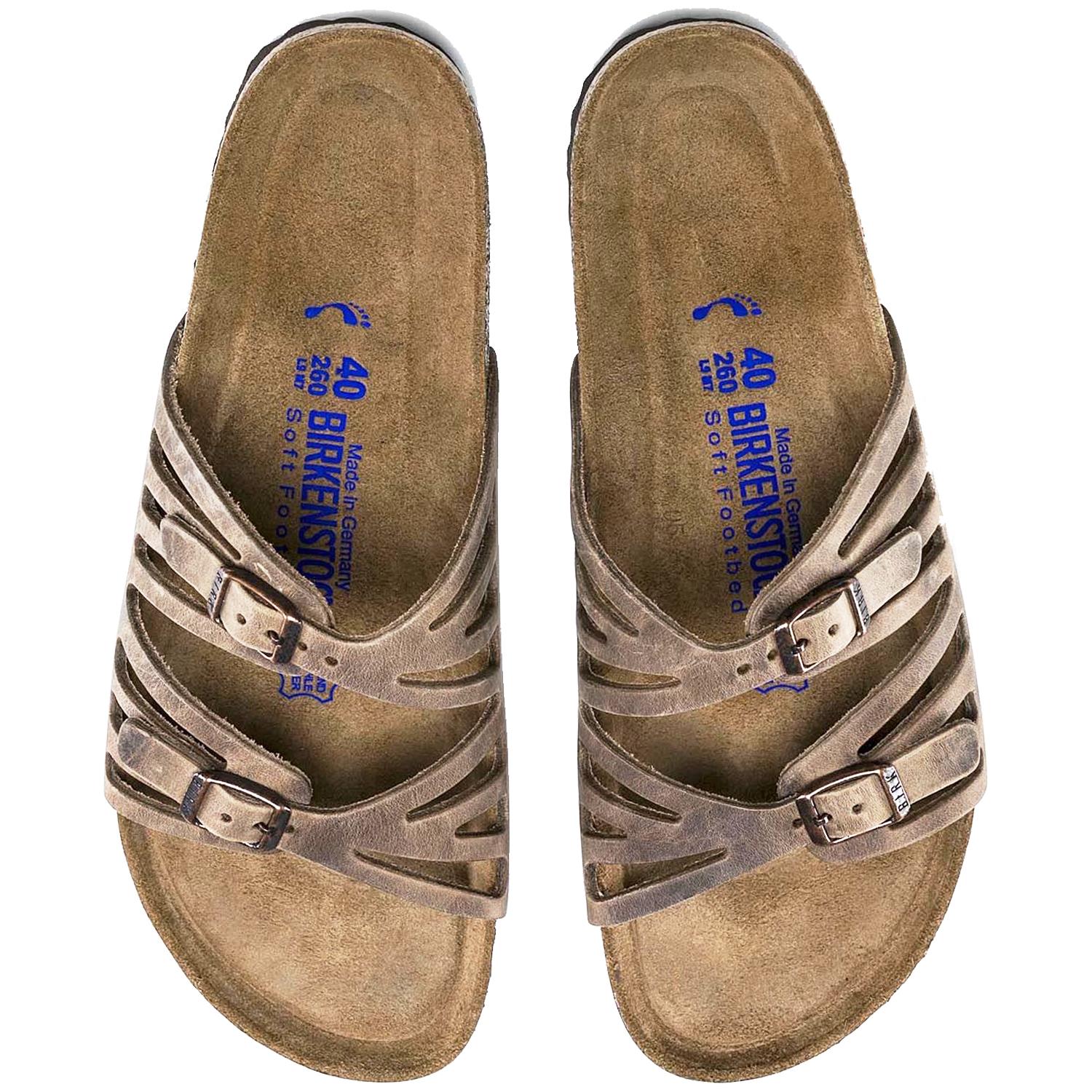 Birkenstock Granada Soft Footbed Women's Sandals Tobacco Oiled Leather - Image 2