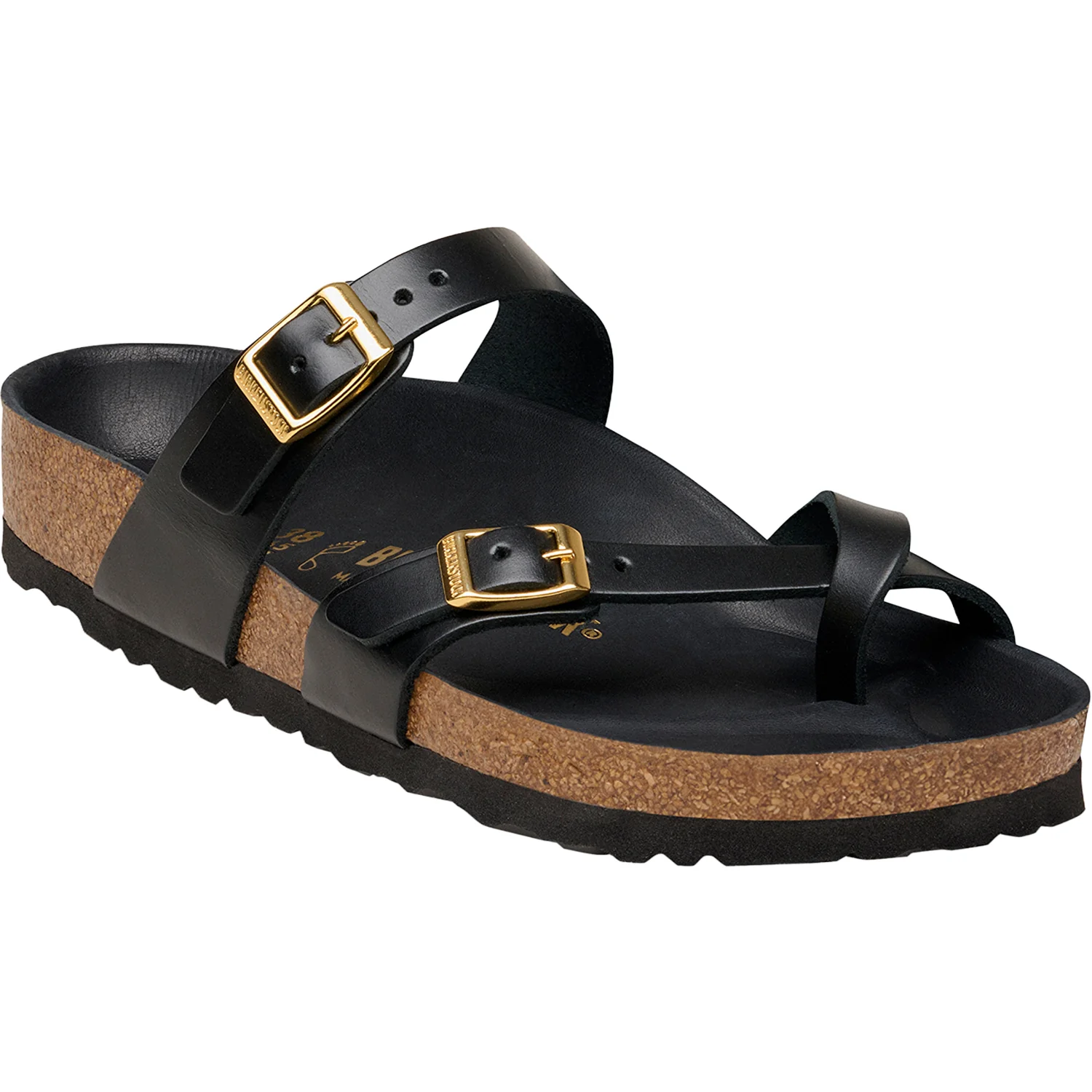 Birkenstock Mayari Amalfi Women's Sandals Black Leather - Image 3