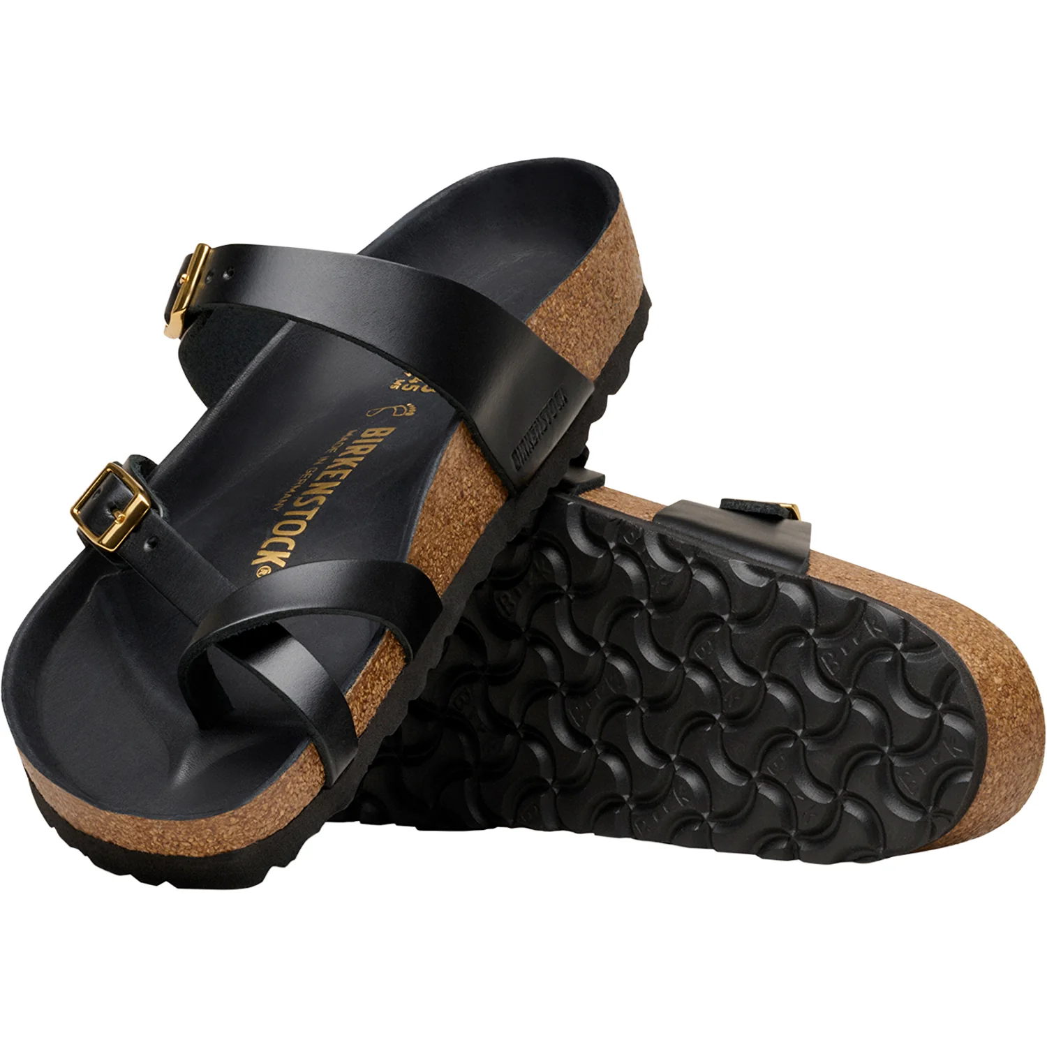 Birkenstock Mayari Amalfi Women's Sandals Black Leather - Image 4