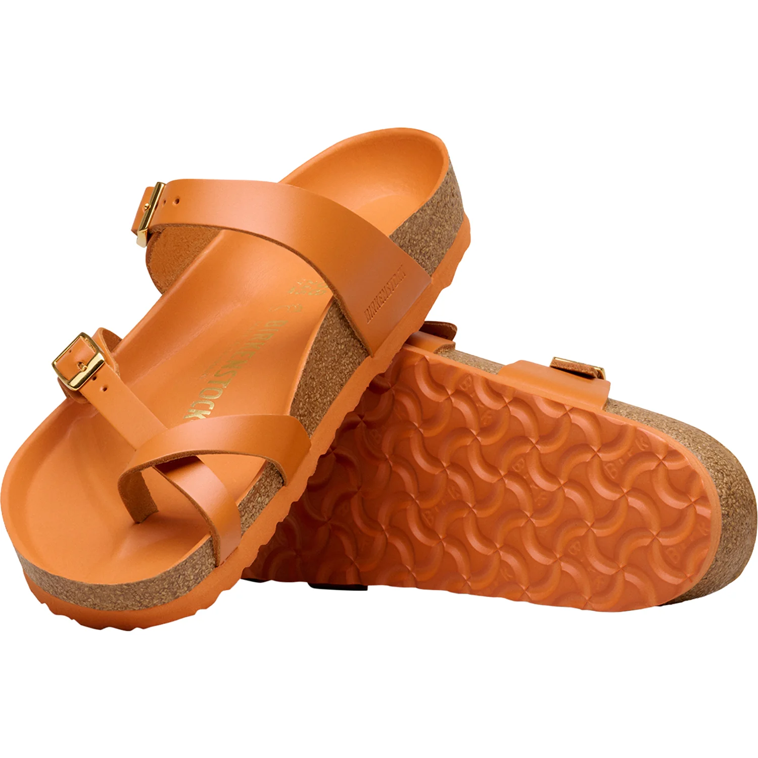 Birkenstock Mayari Amalfi Women's Sandals Kurkuma Leather - Image 4