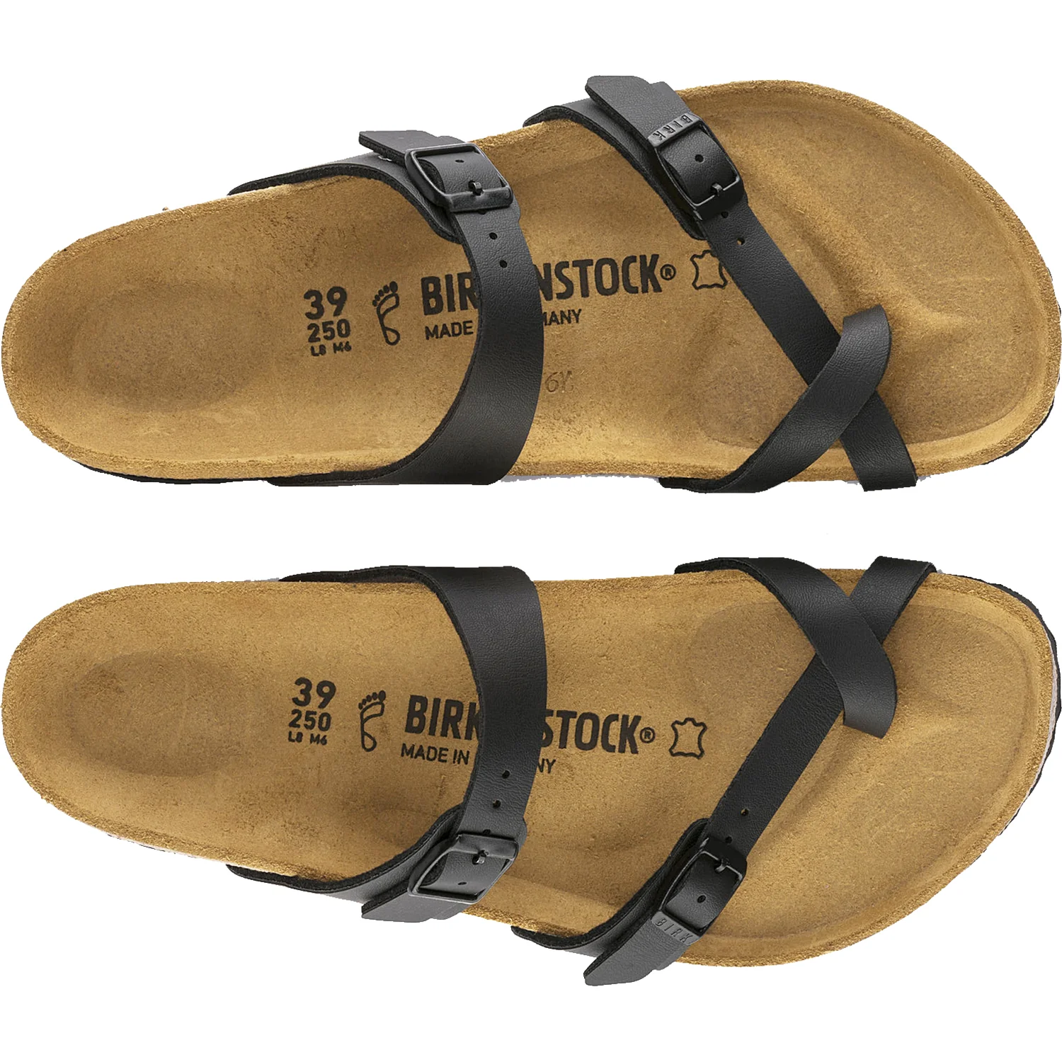 Birkenstock Mayari Women's Thong Sandals Black Birko-Flor - Image 2