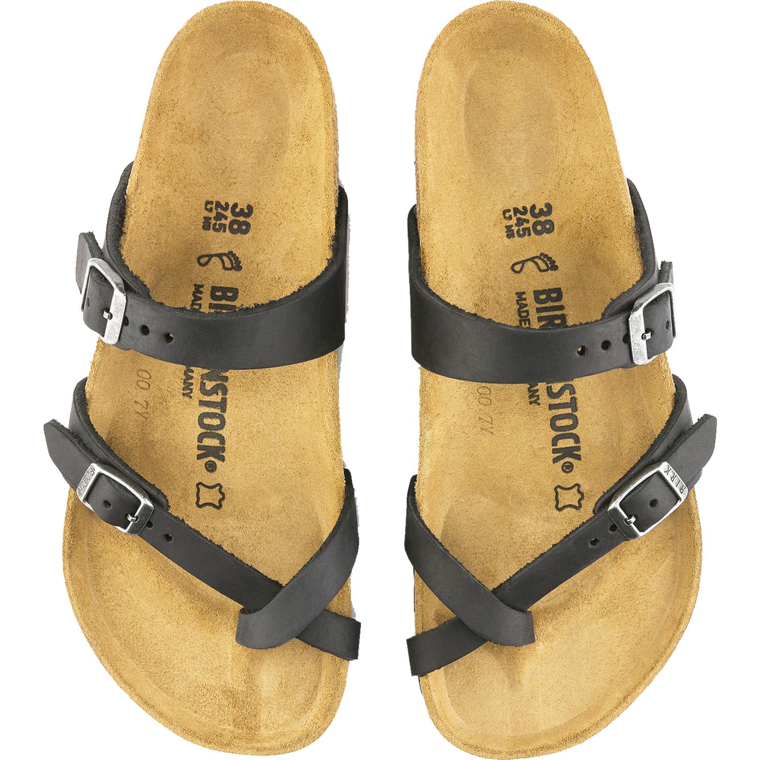 Birkenstock Mayari Women's Sandals Black Oiled Leather - Image 2